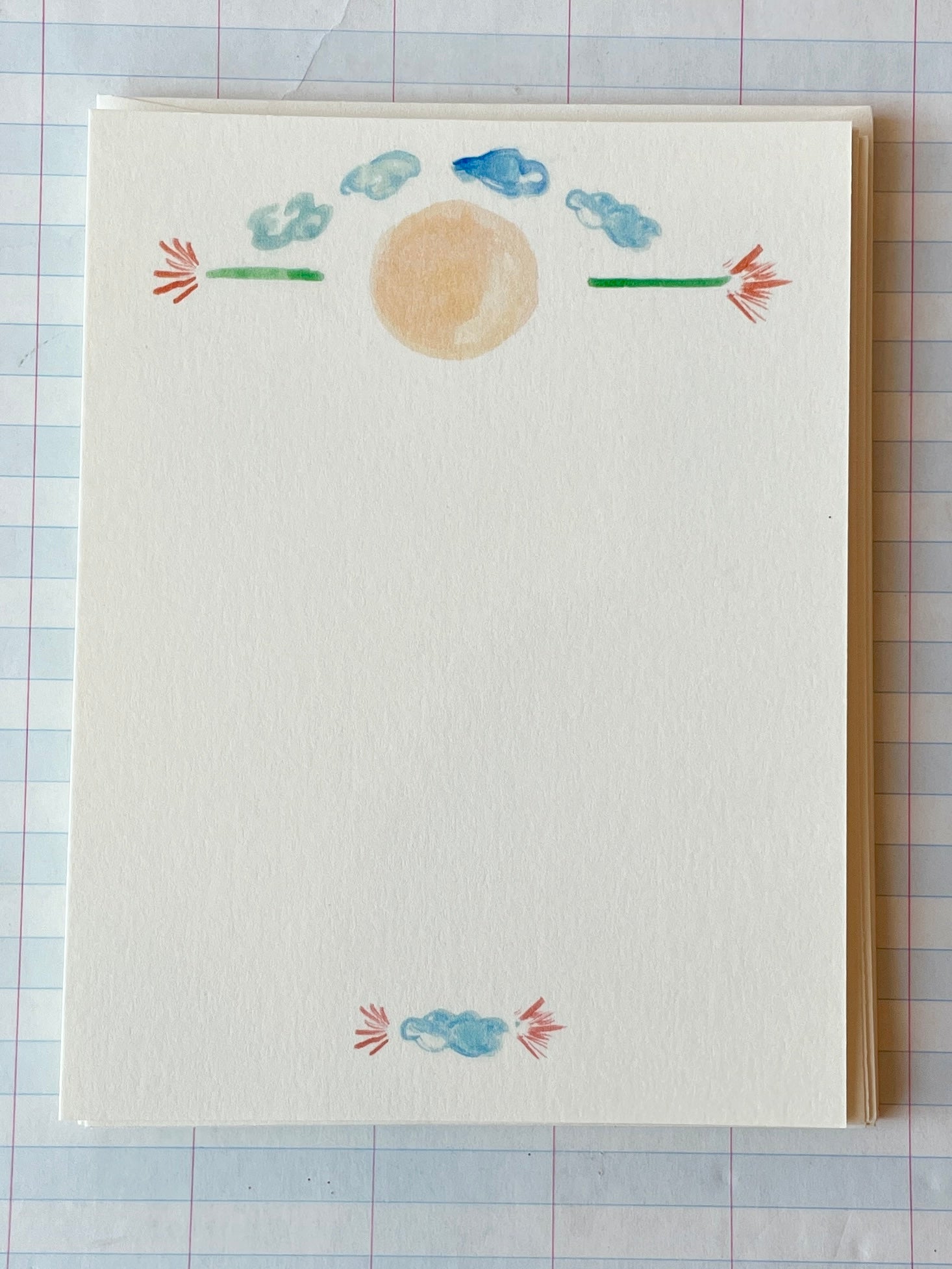 Sunshine and Sparklers Notecards