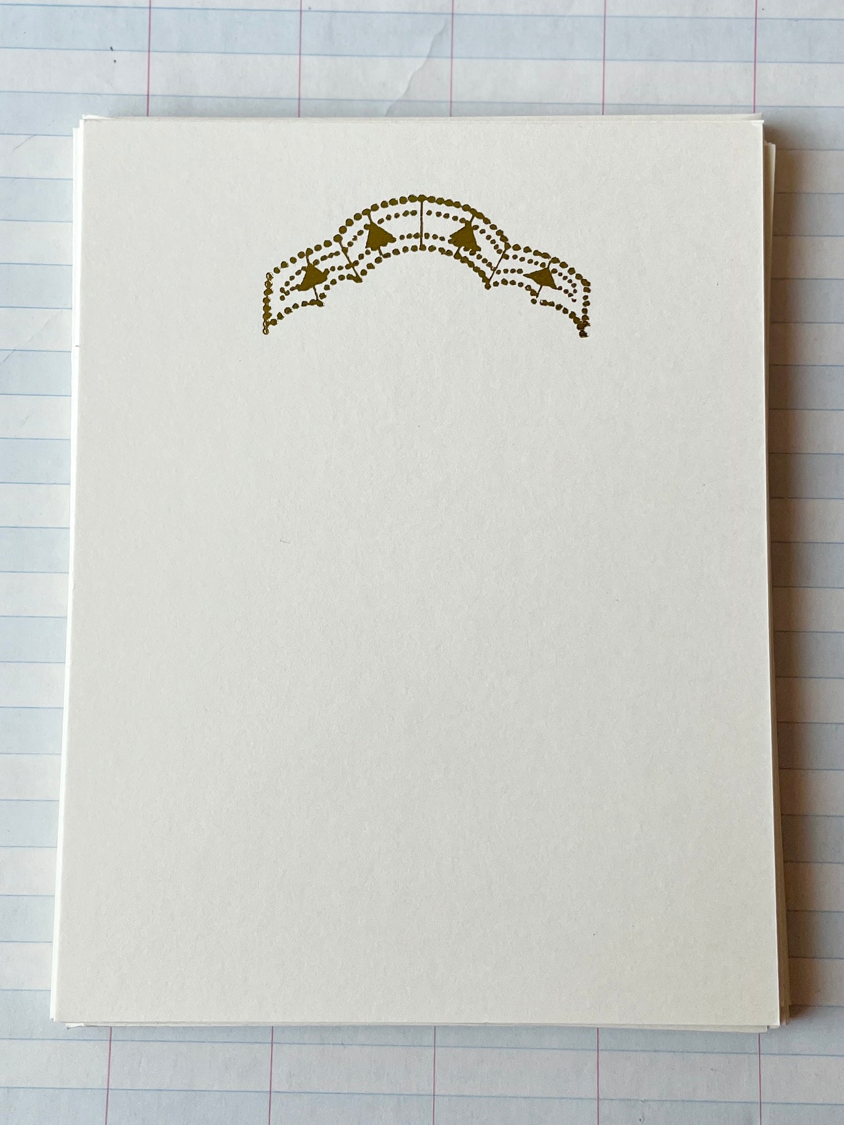 Marquee Foil Pressed Stationery