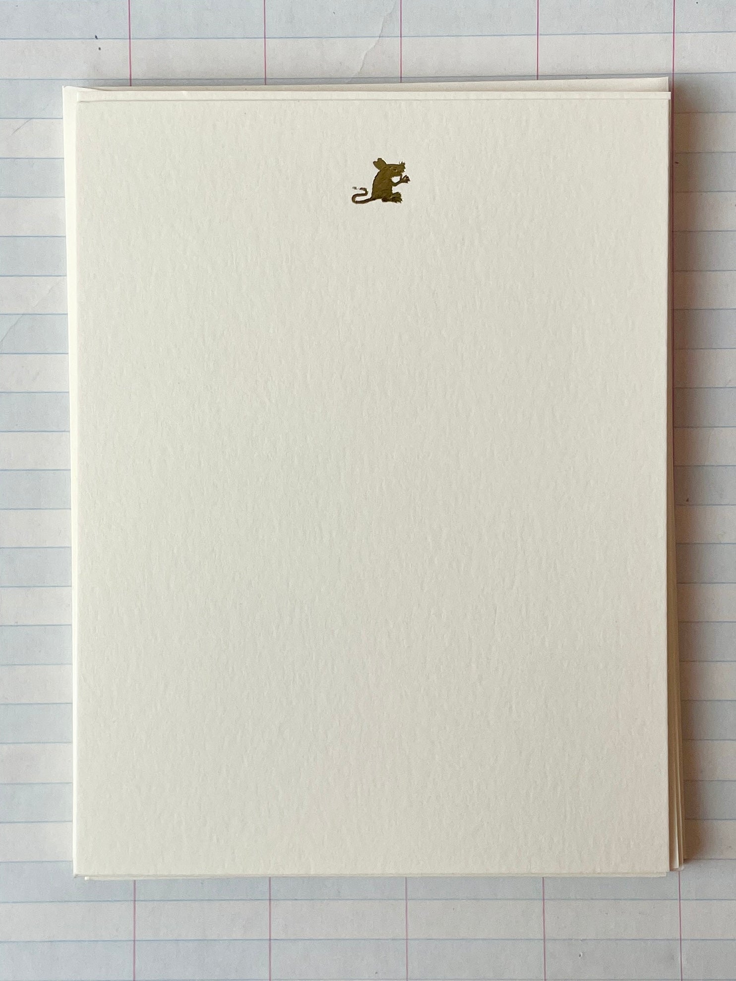 Tiny Rat Foil-pressed Notecards