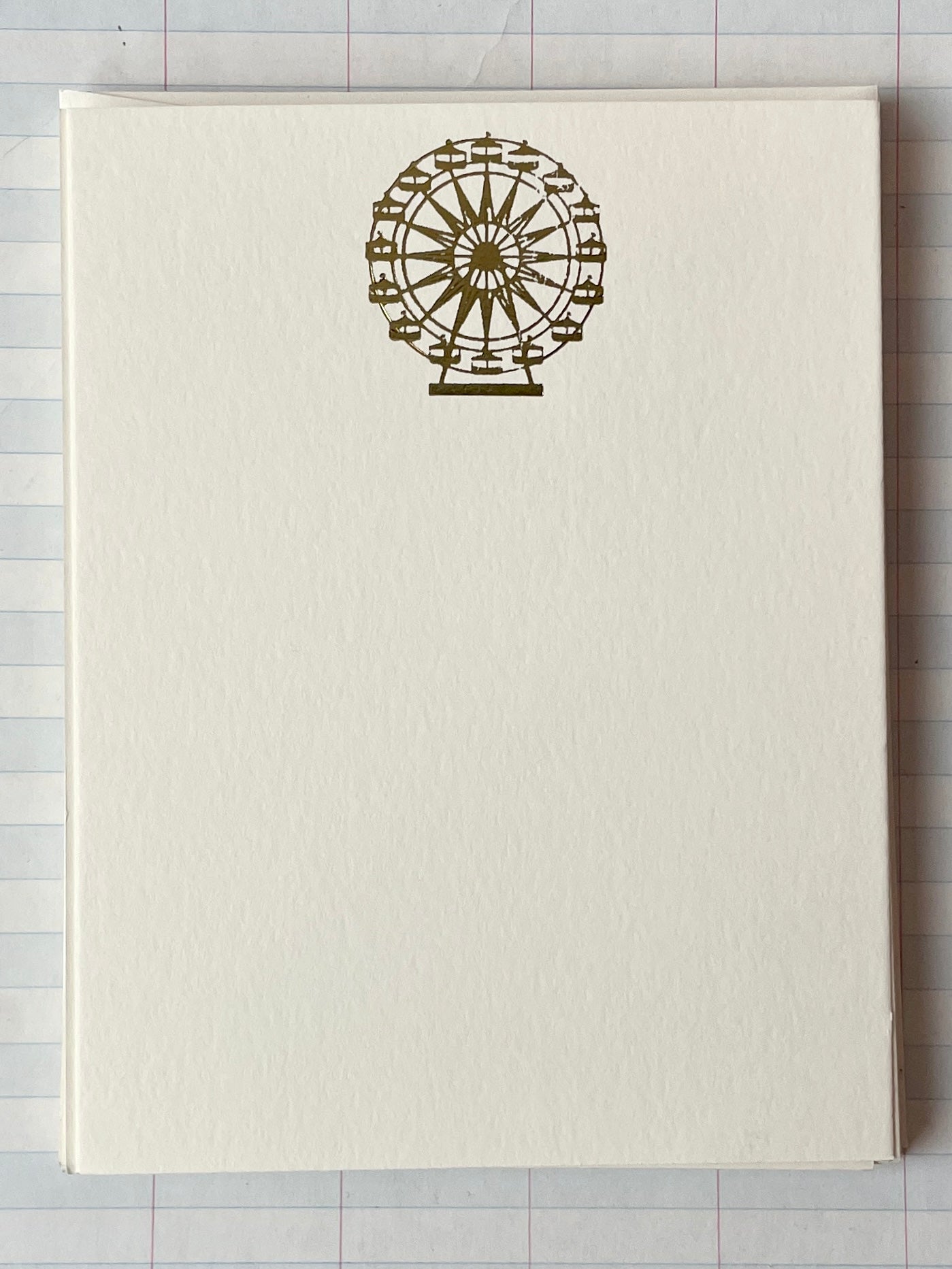 Ferris Wheel Foil Pressed Stationery Set - PARCEL