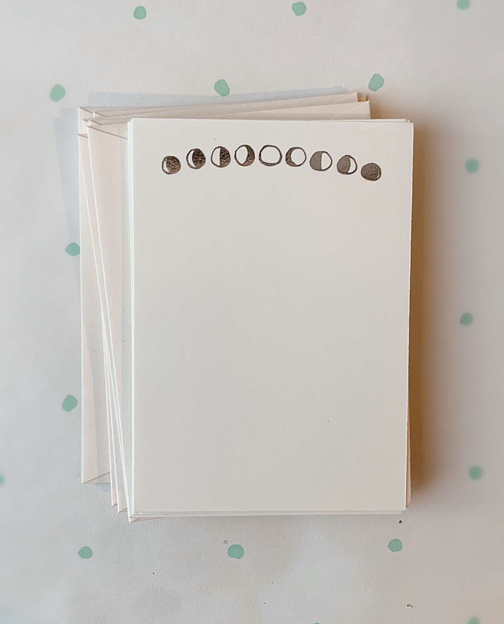 Foil Pressed Notes, Moon Phases - PARCEL