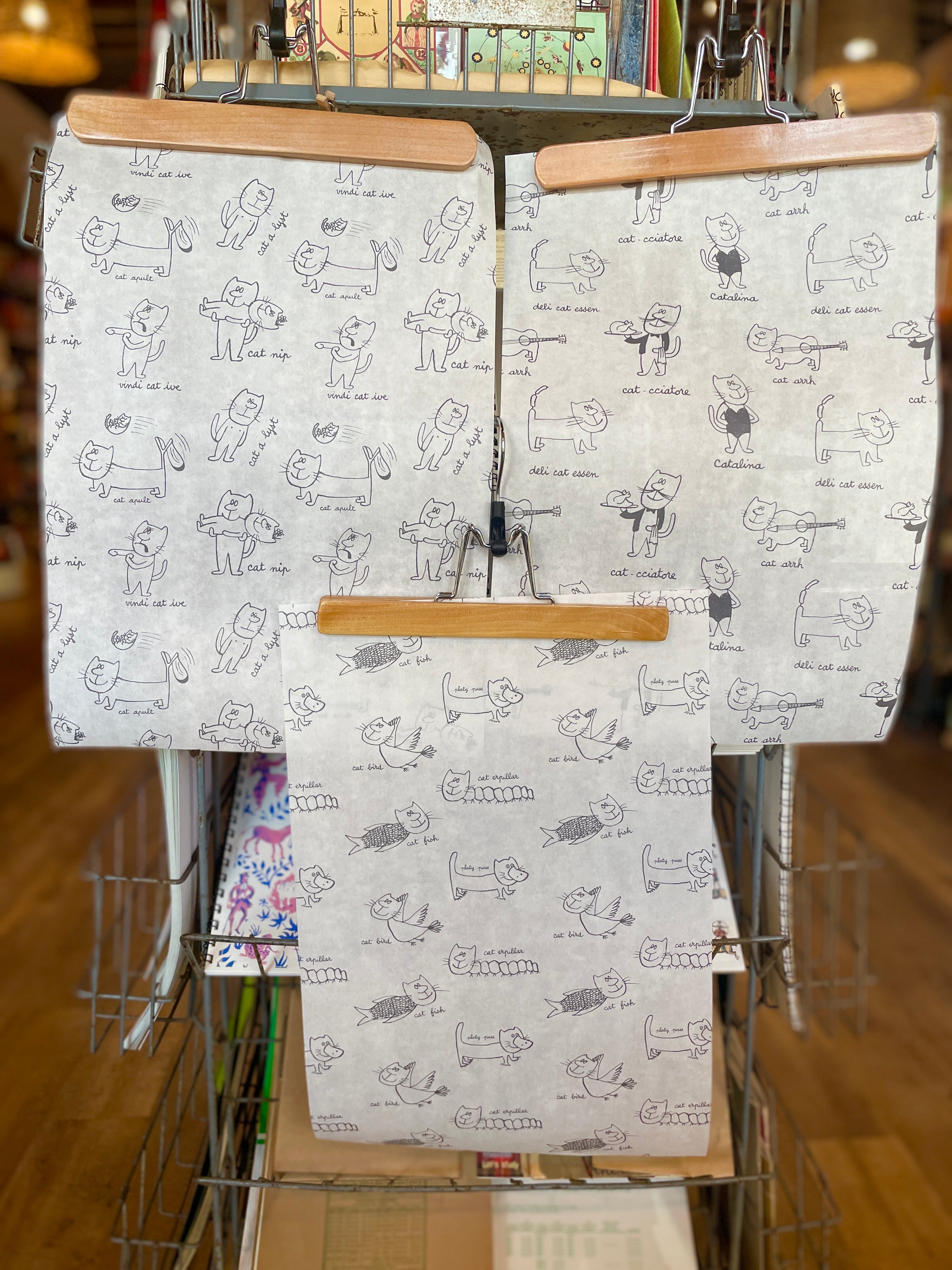 The Cats Pajamas Wrapping Paper Set