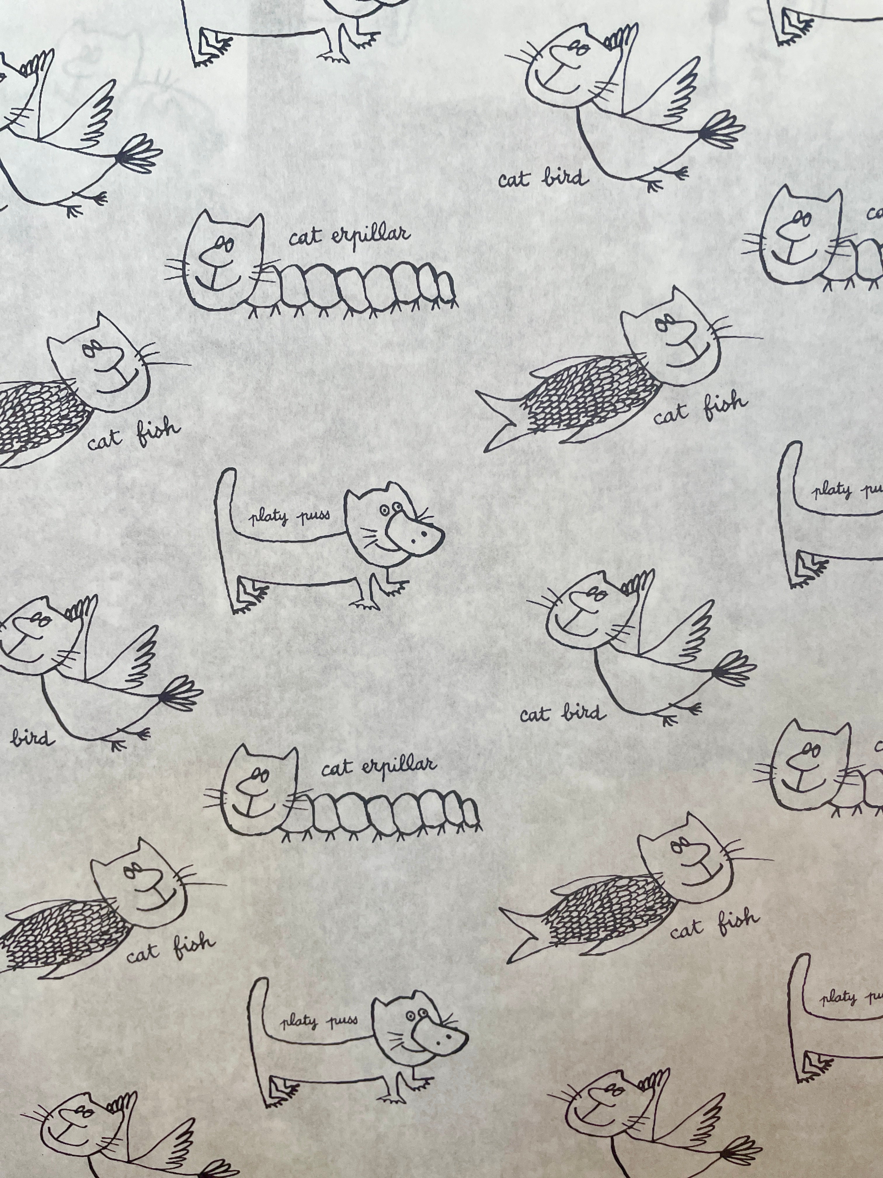 The Cats Pajamas Wrapping Paper Set