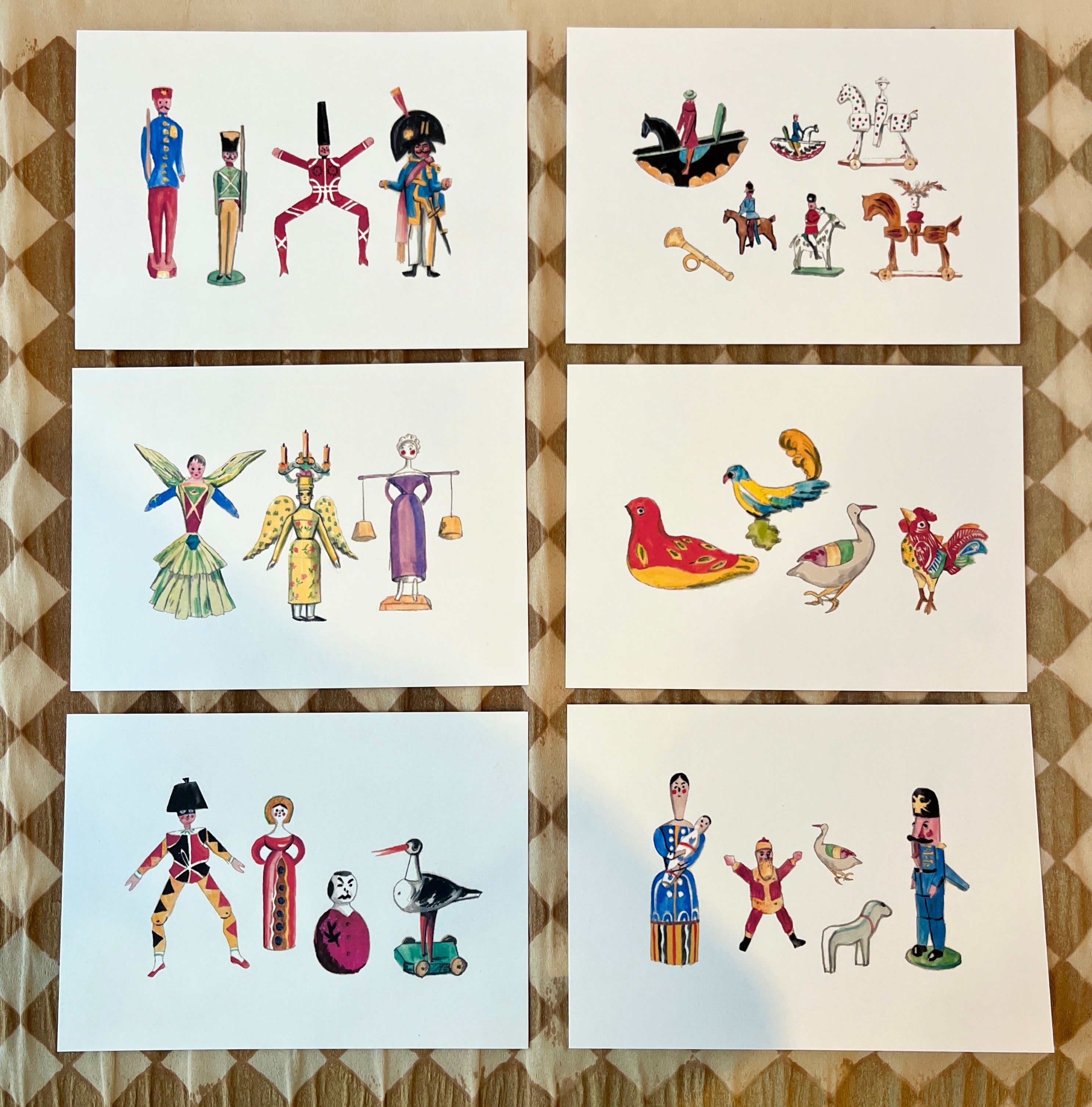 Nutcracker Toys Postcards