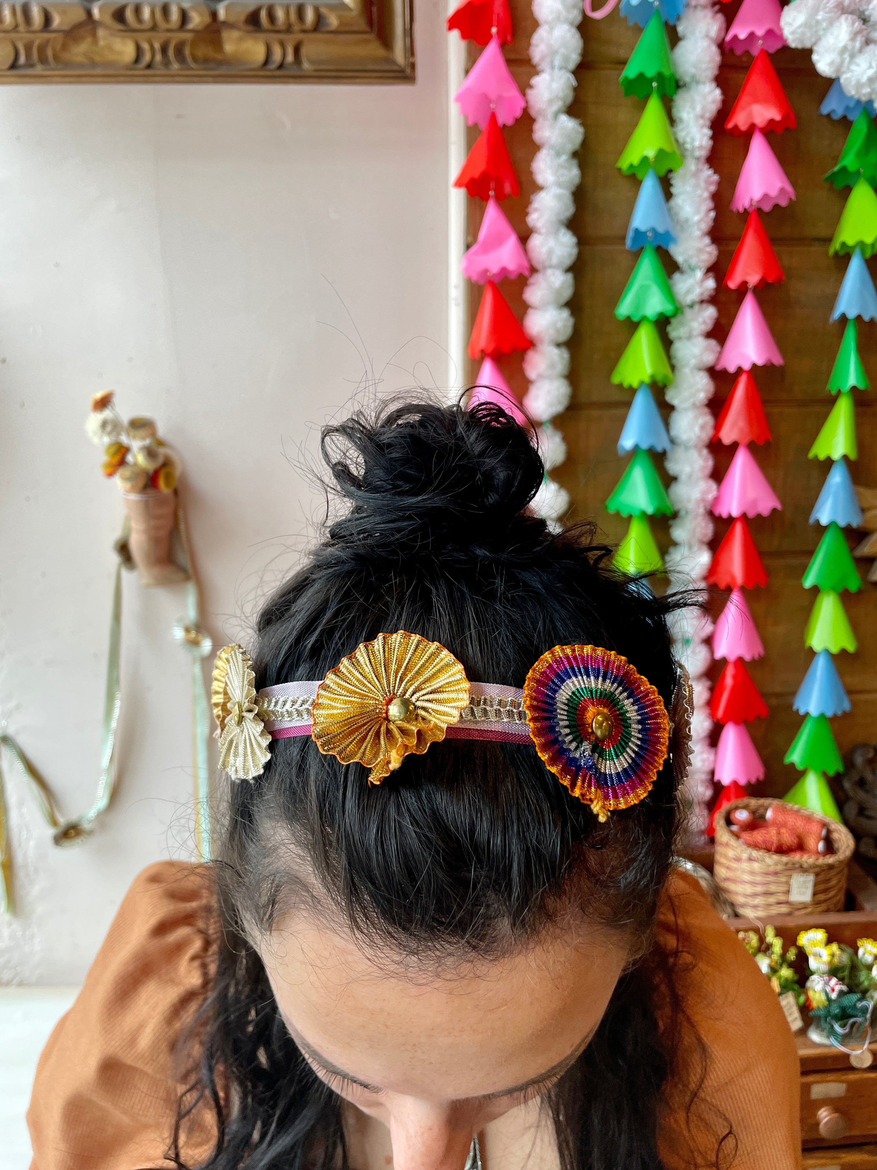 Ribbon Rosette Headress