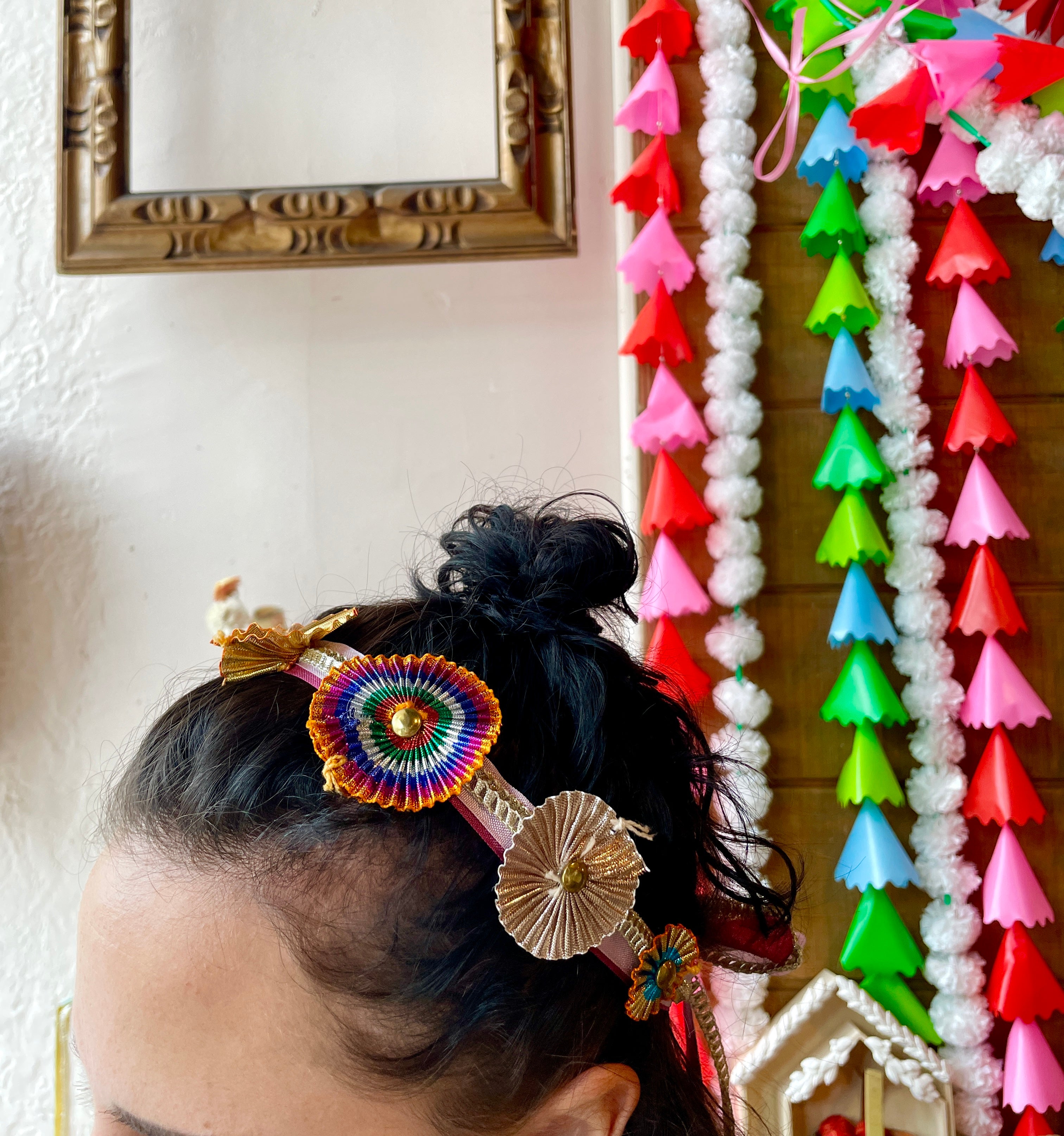 Ribbon Rosette Headress