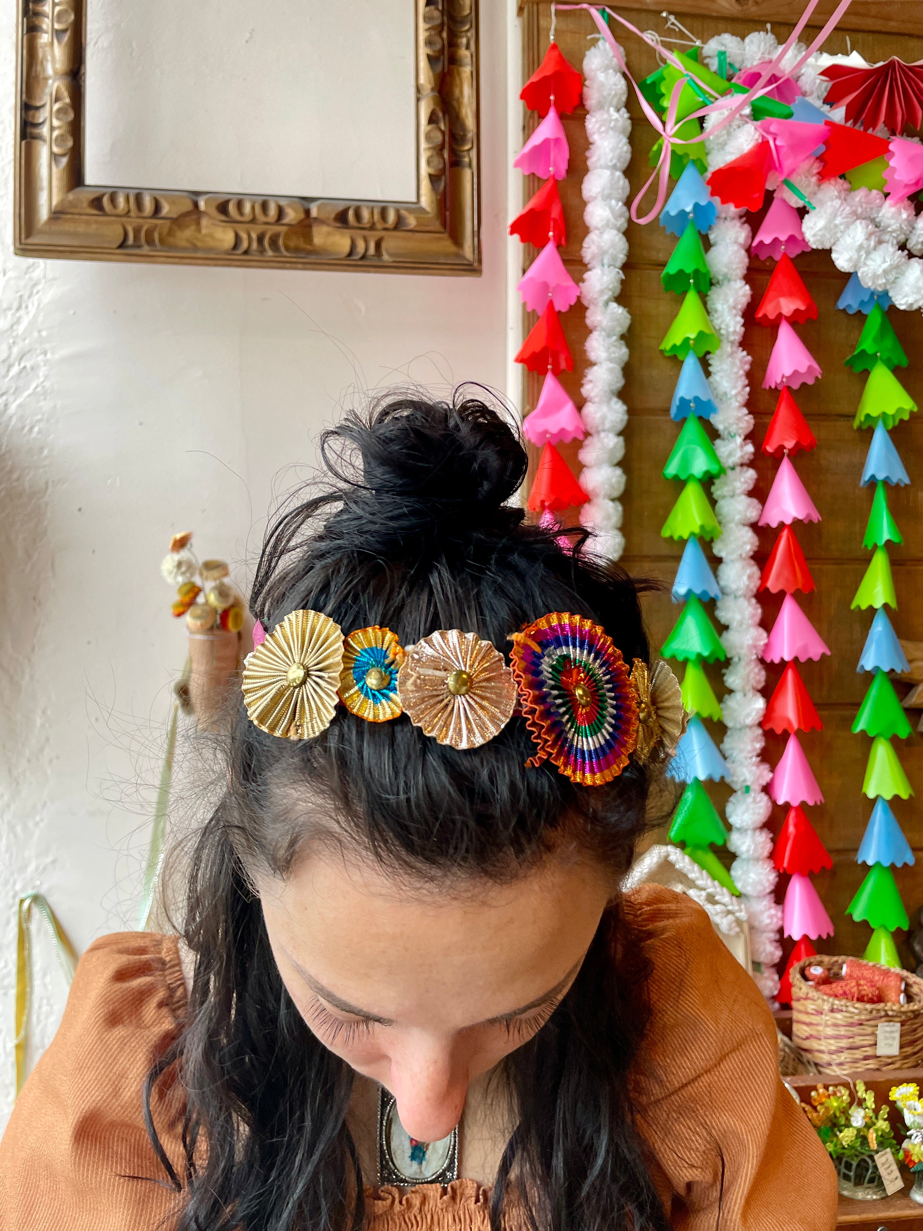 Ribbon Rosette Headress