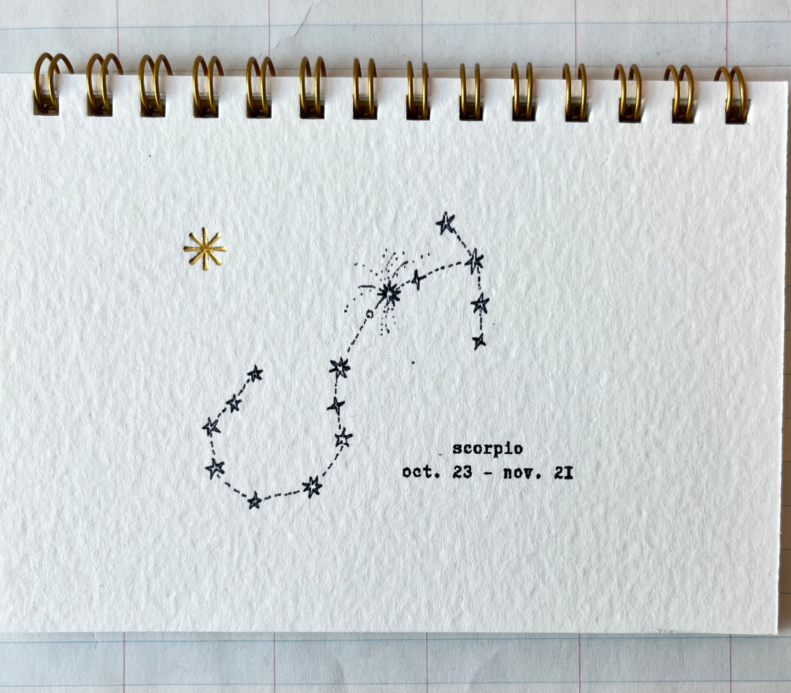Mini Zodiac Notebooks