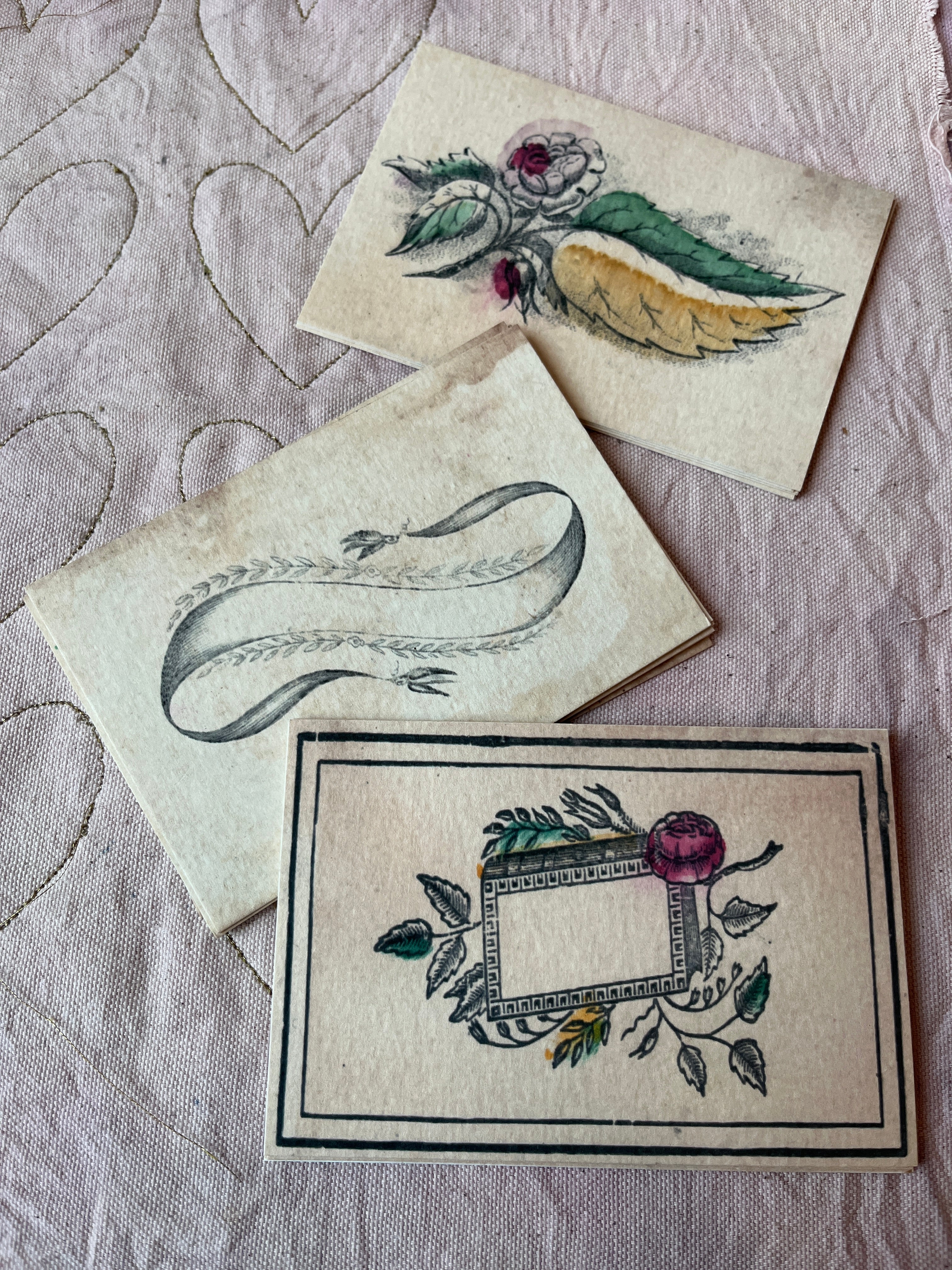 Vintage inspired Calling Cards