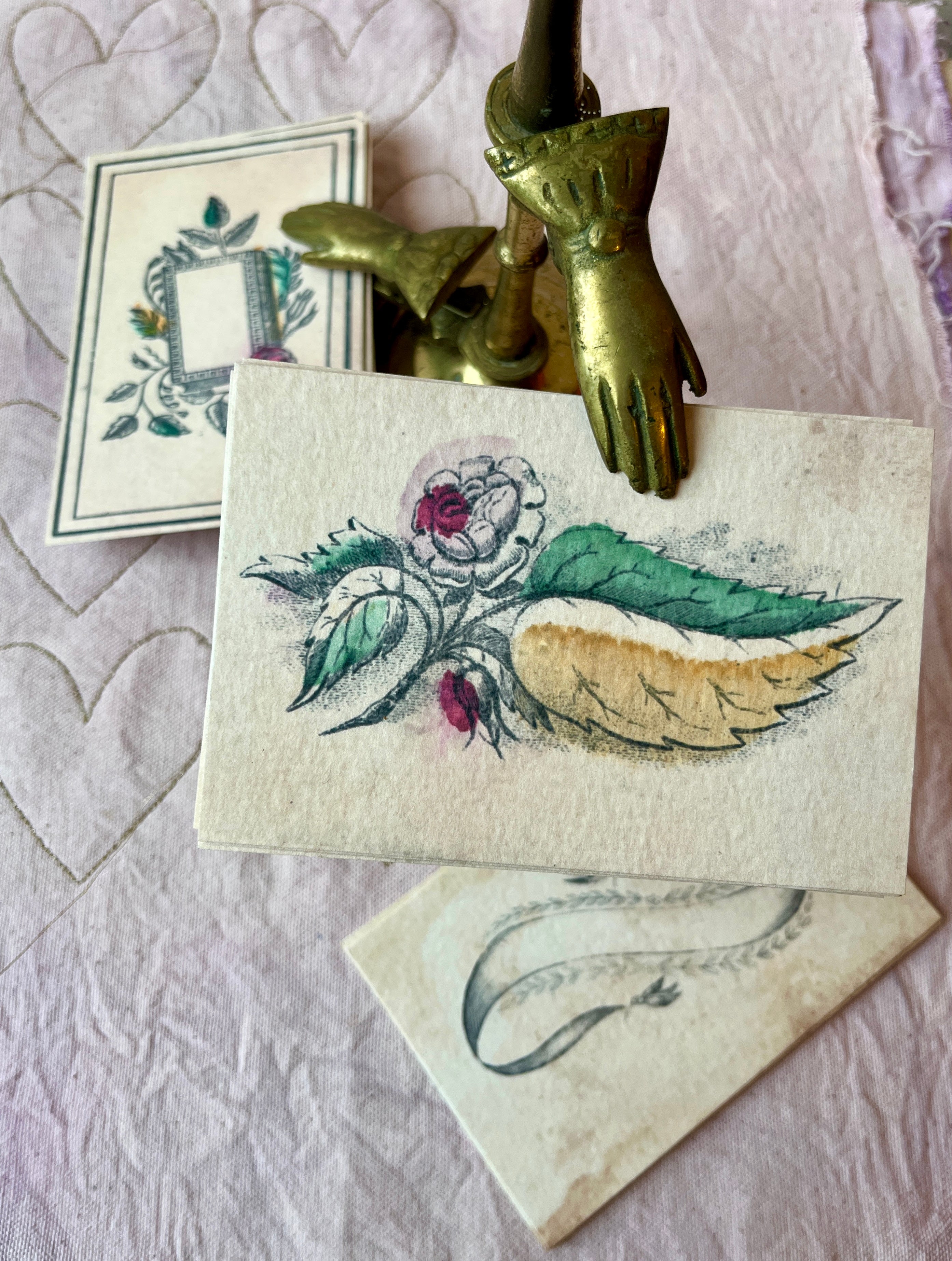 Vintage inspired Calling Cards