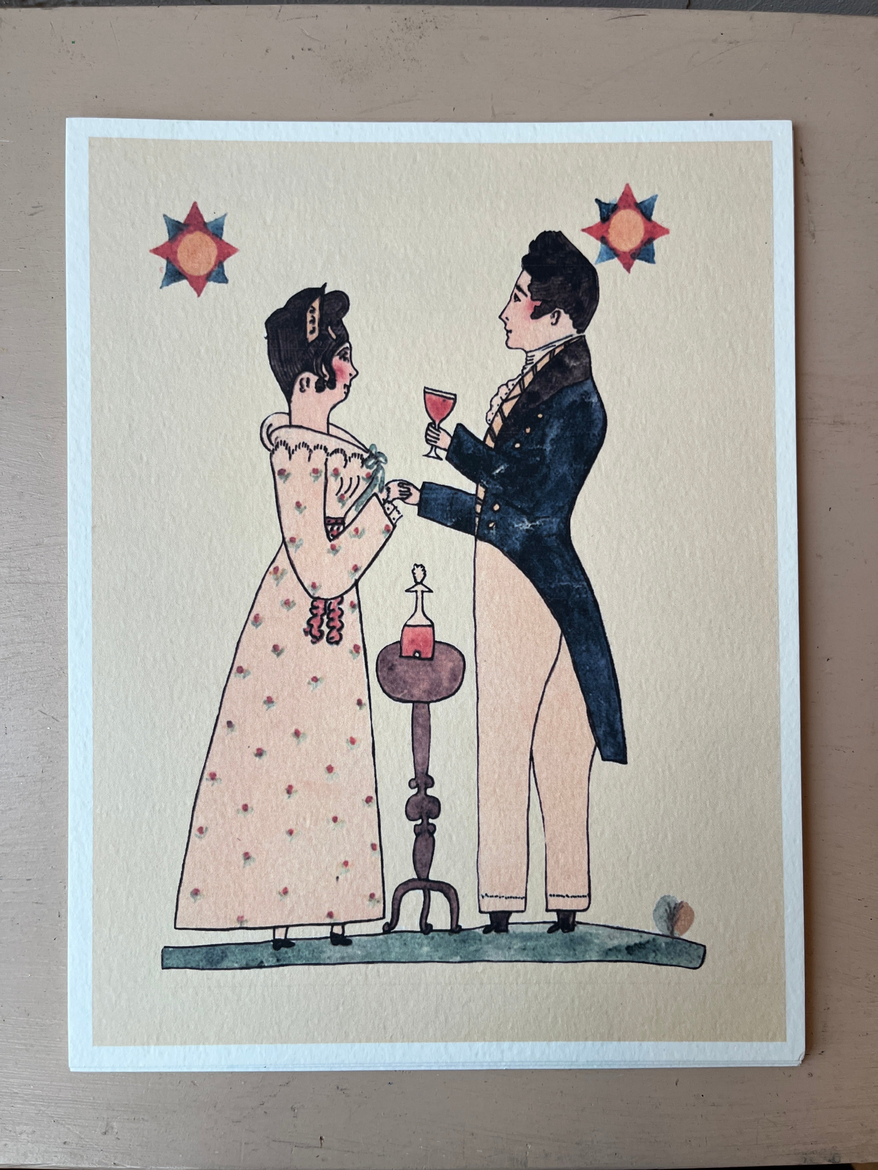 The Courtship Art Print