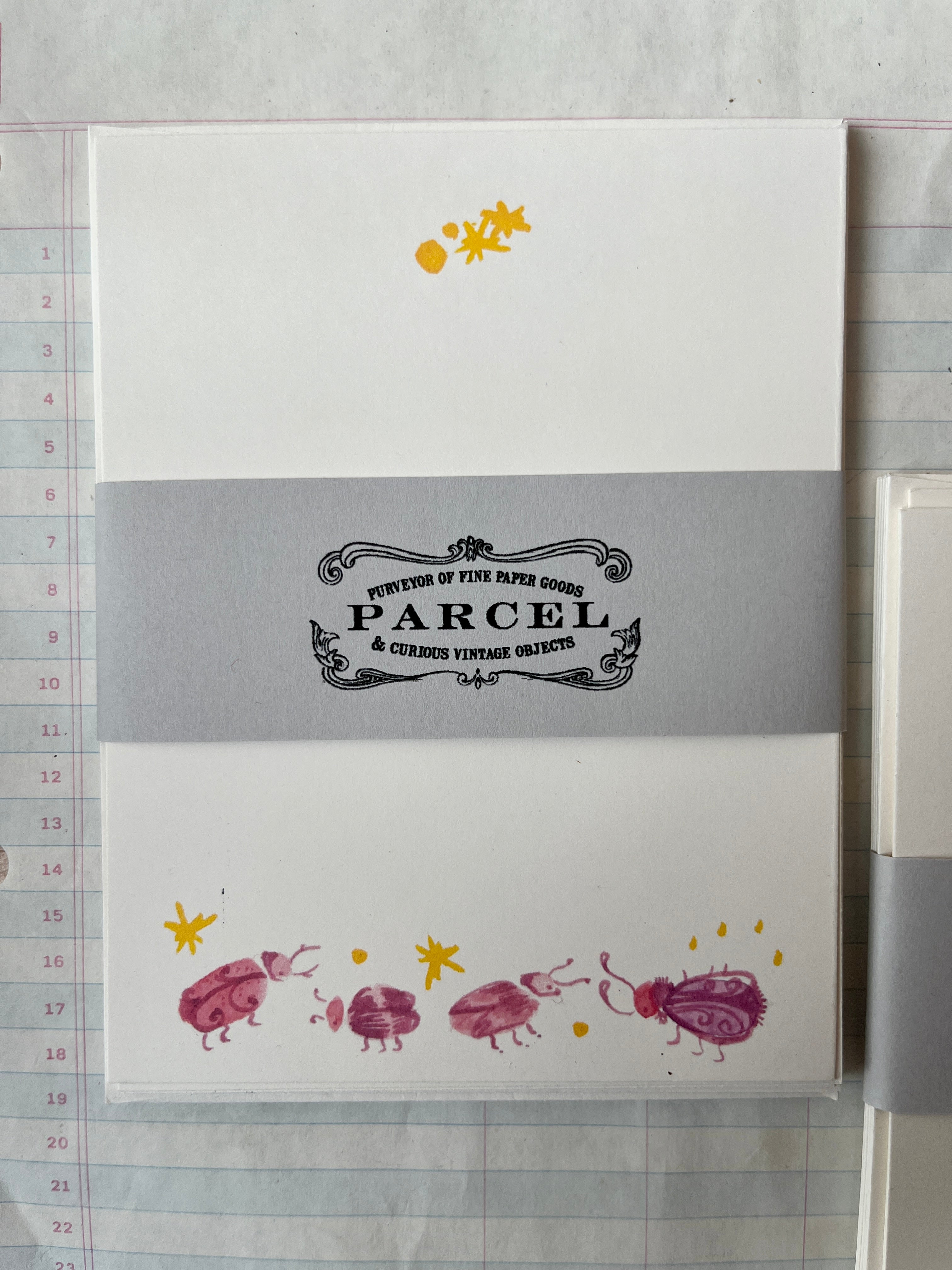 Sweet Star Bugs Stationery