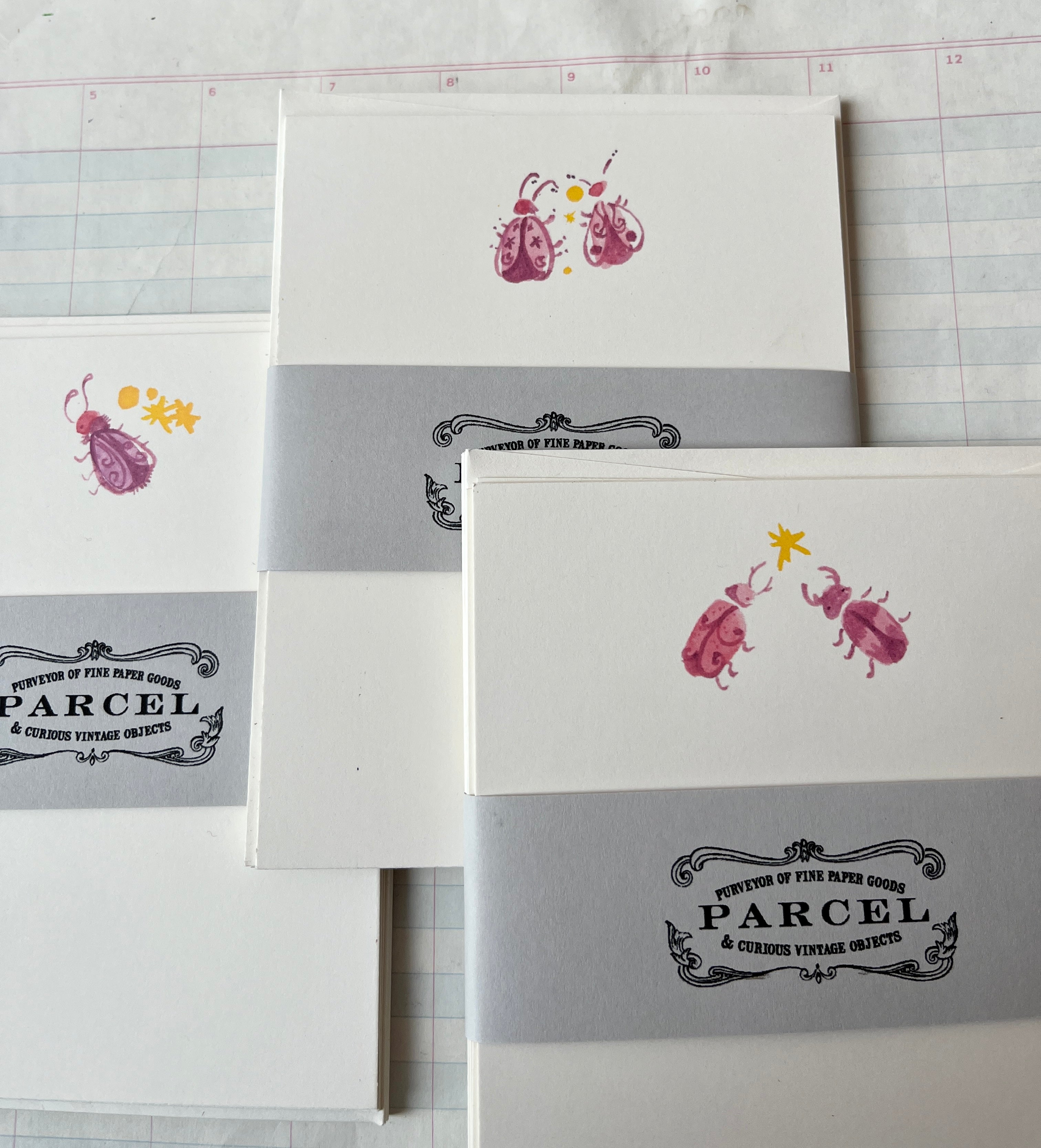 Sweet Star Bugs Stationery