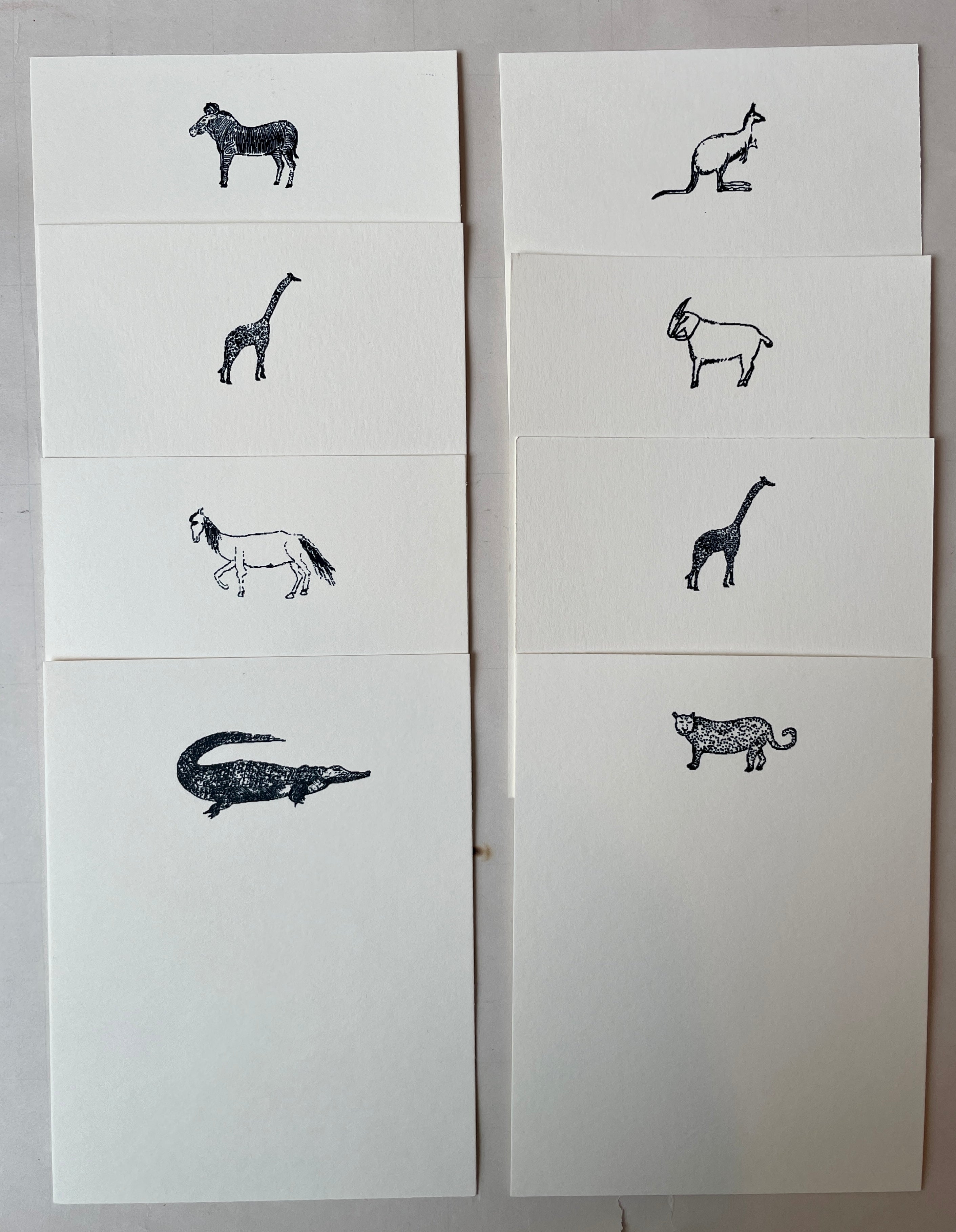 Wild Animal Stationery Set