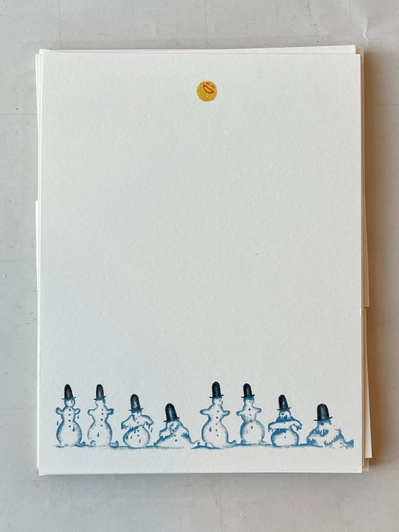 Melted Snowmen Stationery