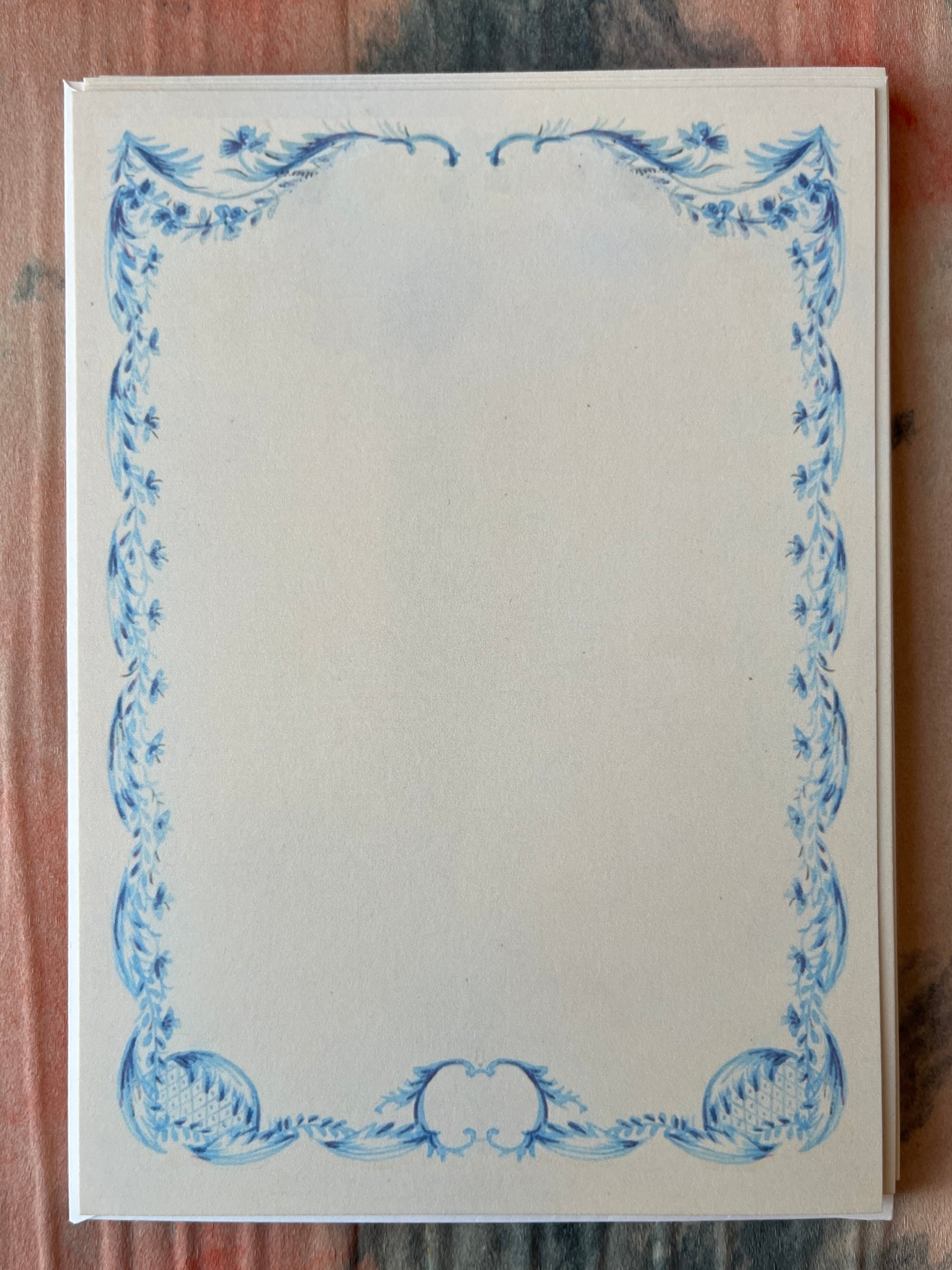 French Menu Frames Stationery Sets Series I