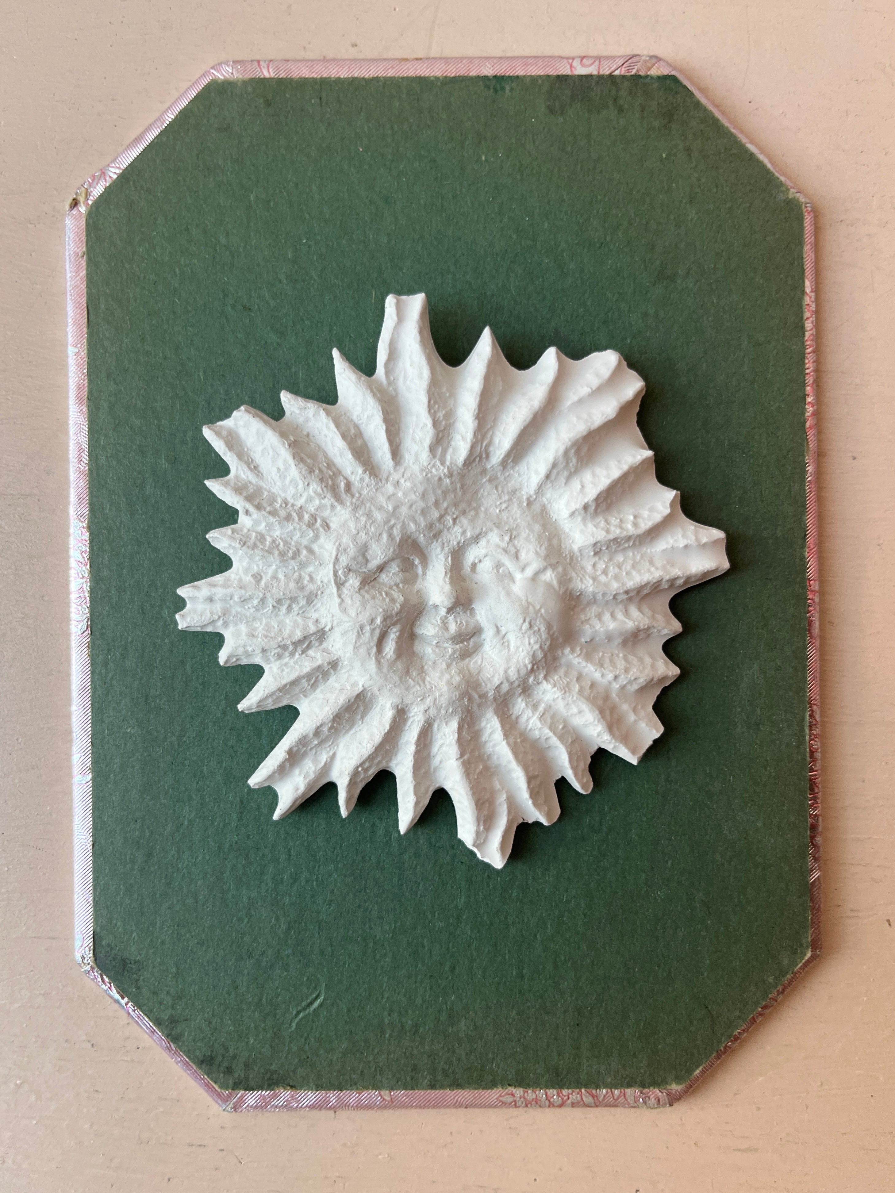 Plaster Sun Wall-hanging