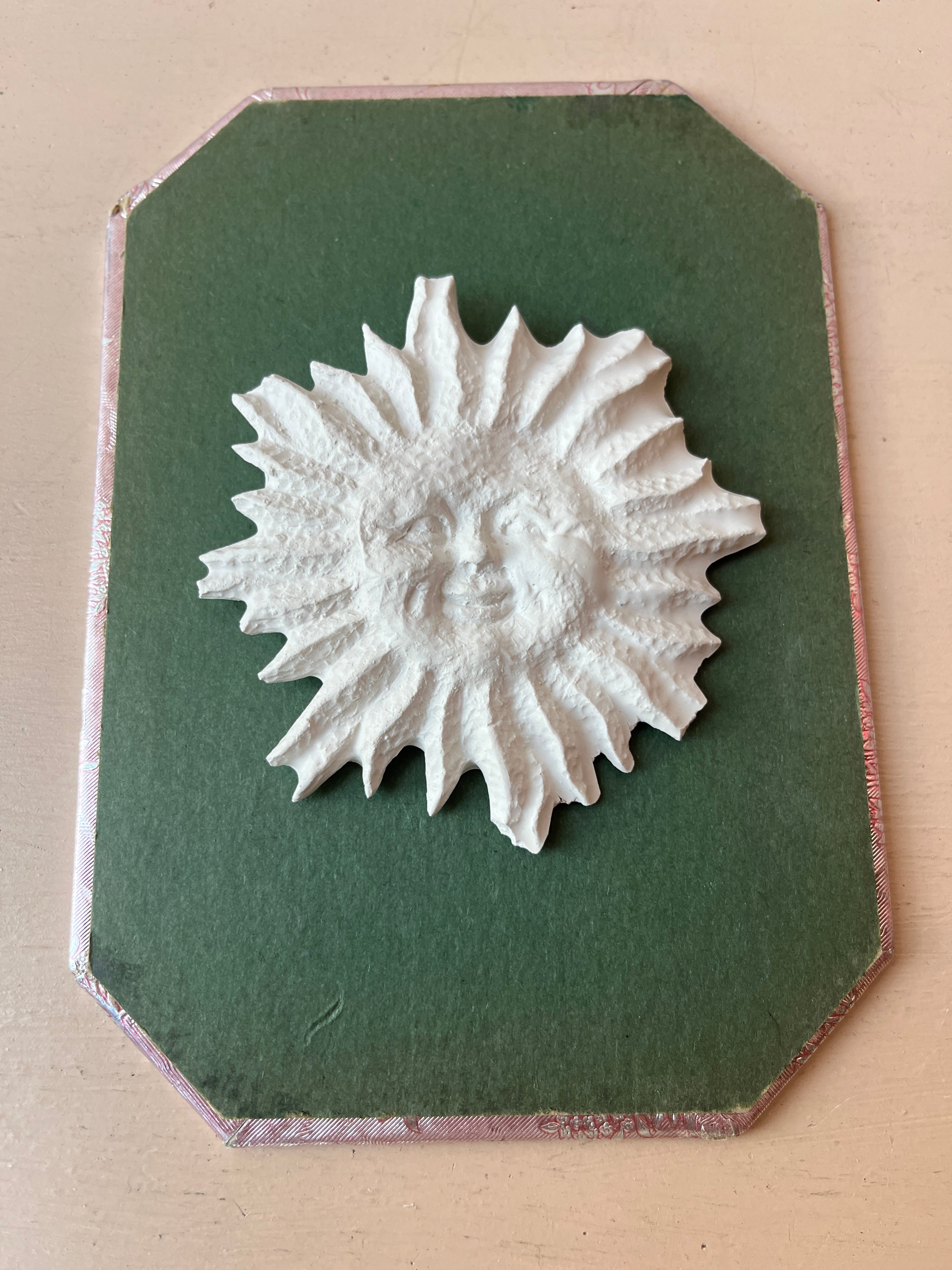 Plaster Sun Wall-hanging
