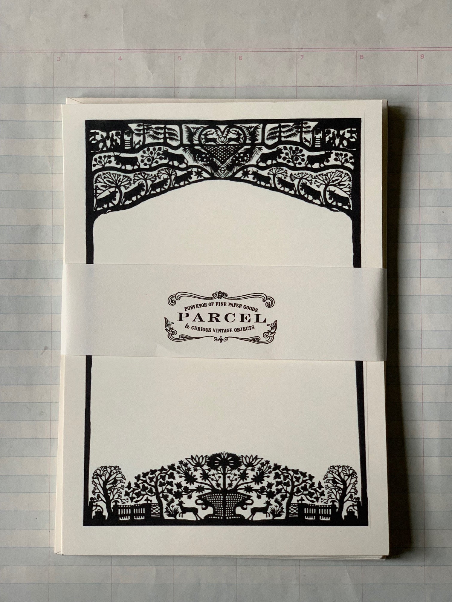 Papercut Scene Printed Notecads