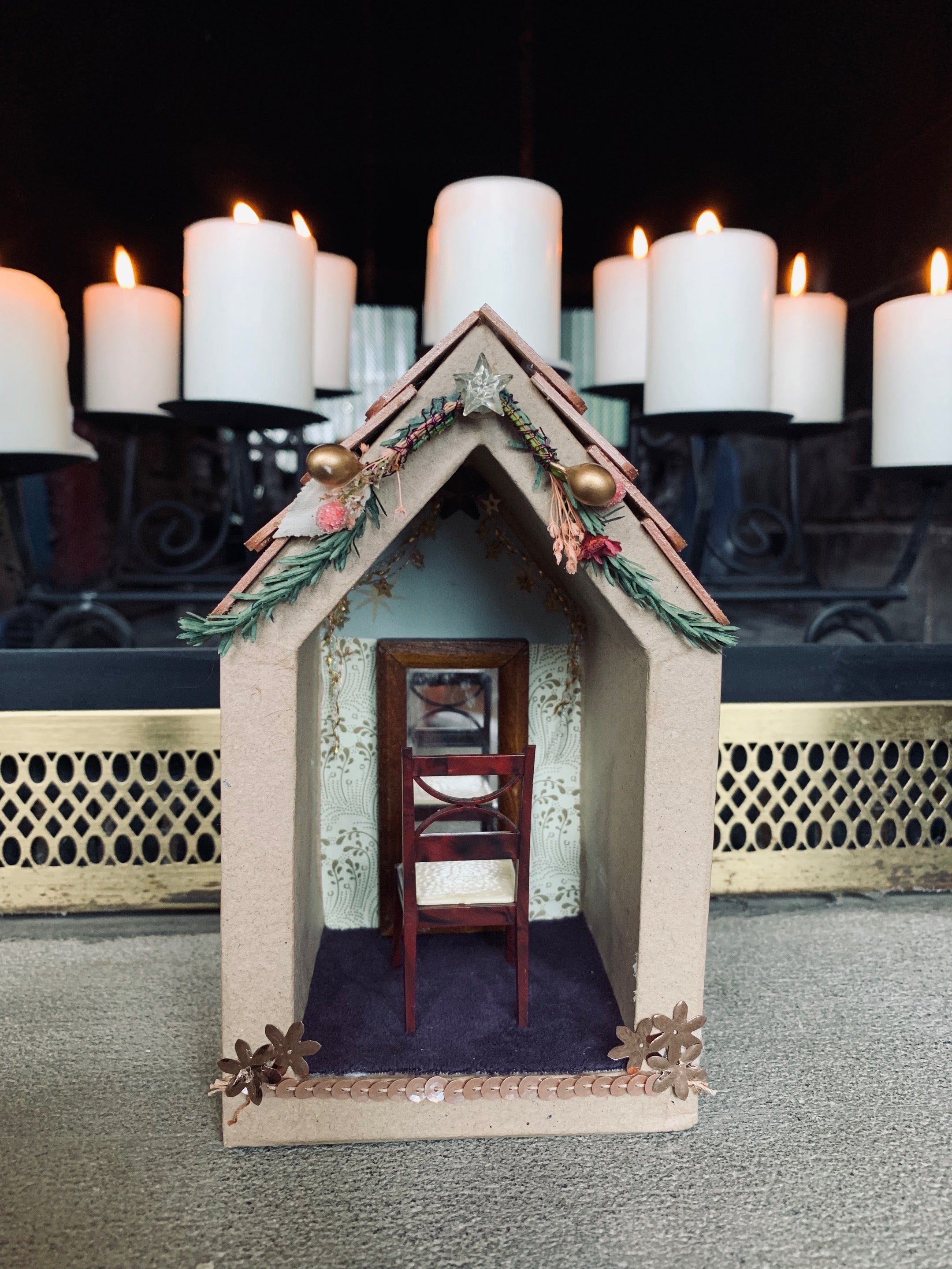 Paper Mache Shadowbox Altars - PARCEL