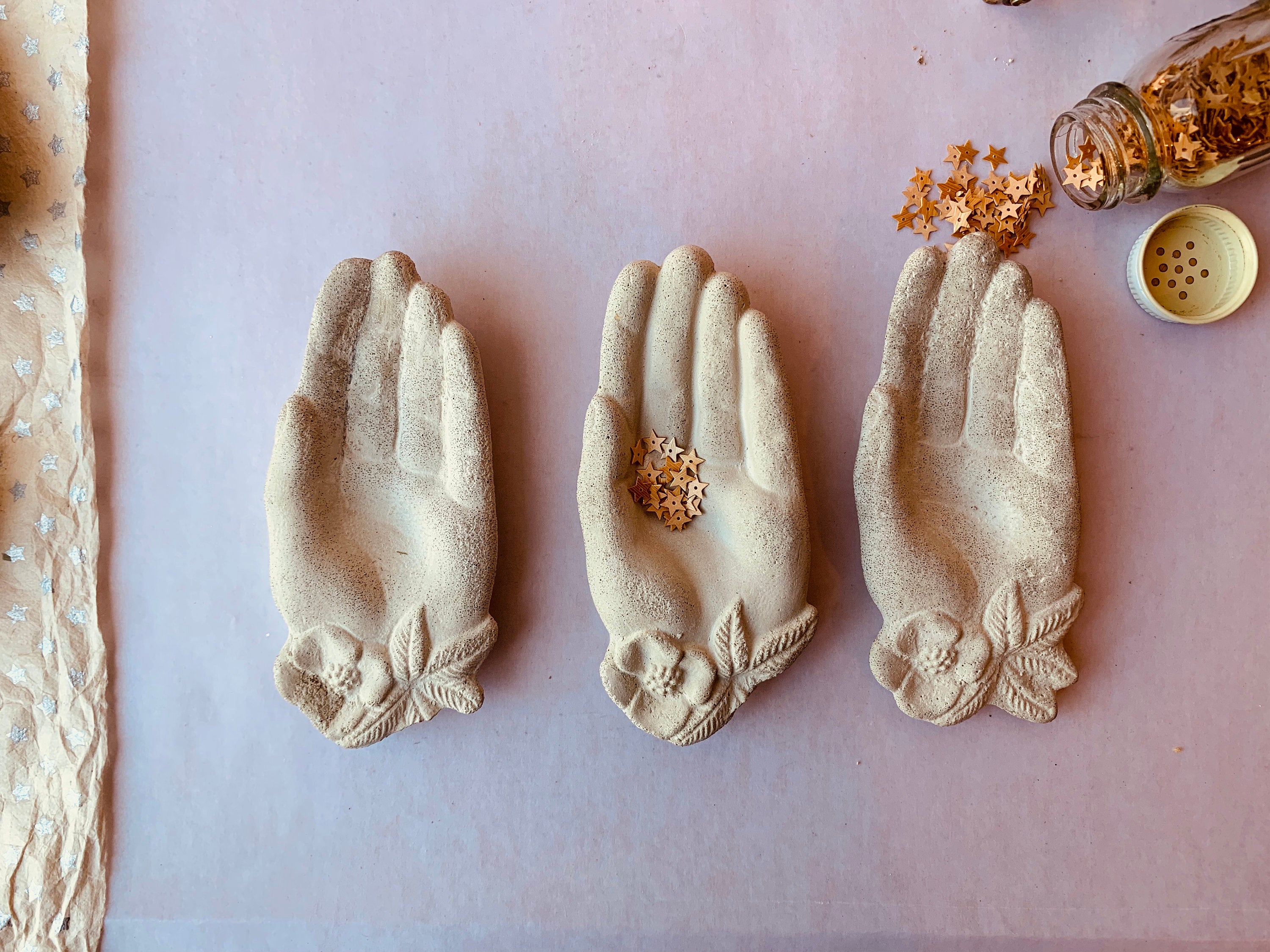 Concrete Hand Trinket Dish, Made to Order - PARCEL