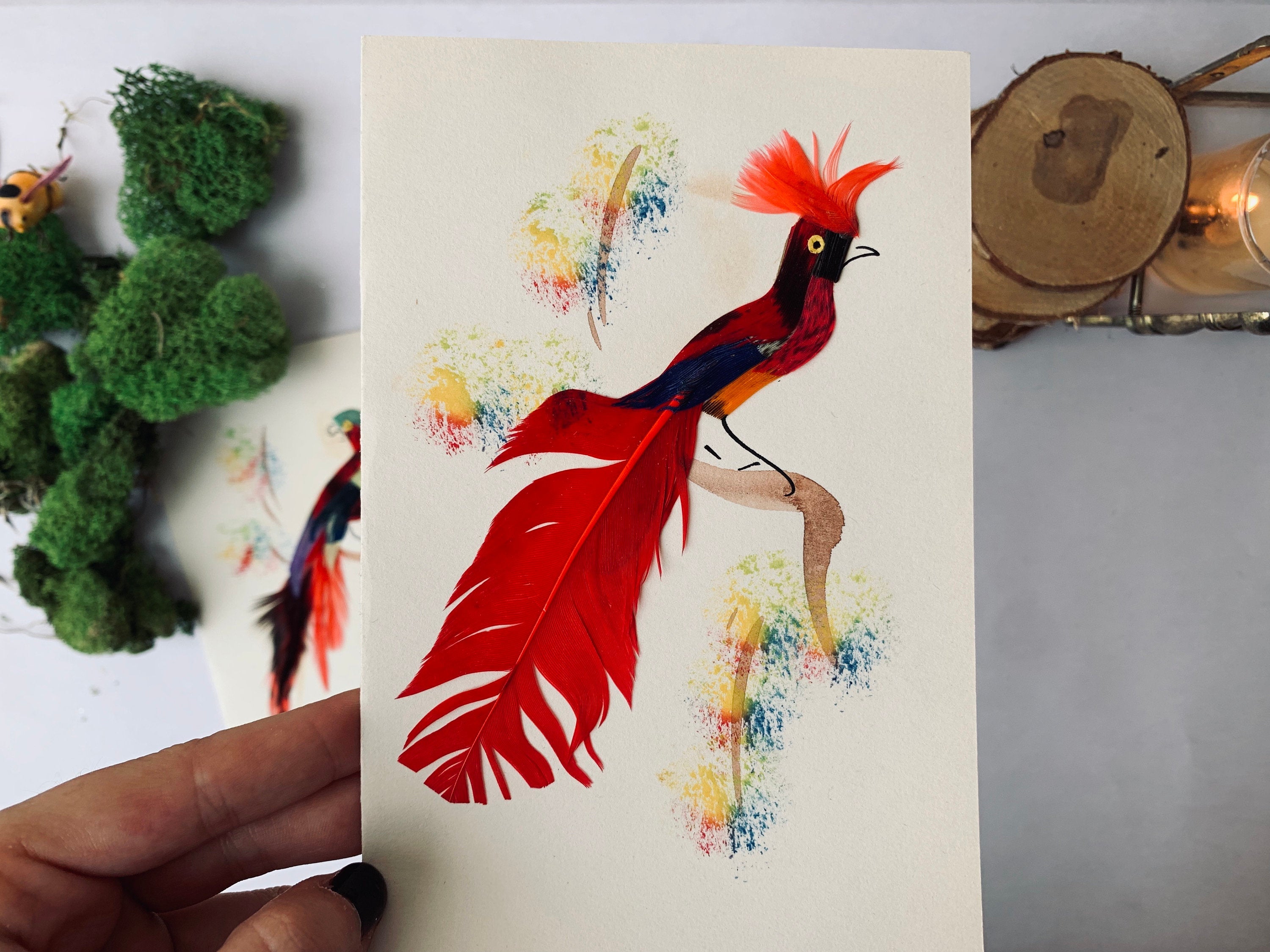 Vintage Mexican Bird Cards - PARCEL