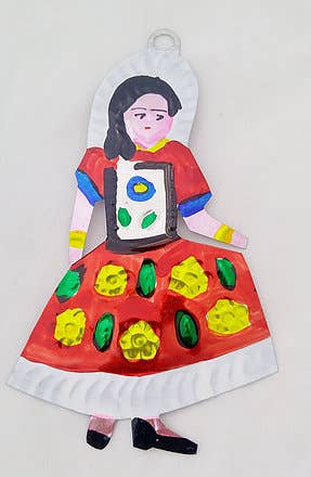 Painted Tin Milagros Ornaments