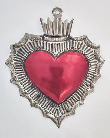 Painted Tin Milagros Ornaments