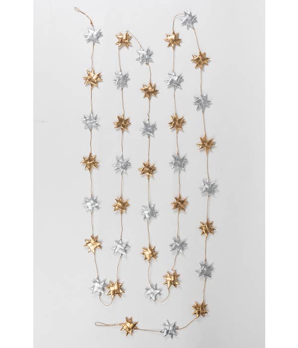 Palm Husk Star Garland