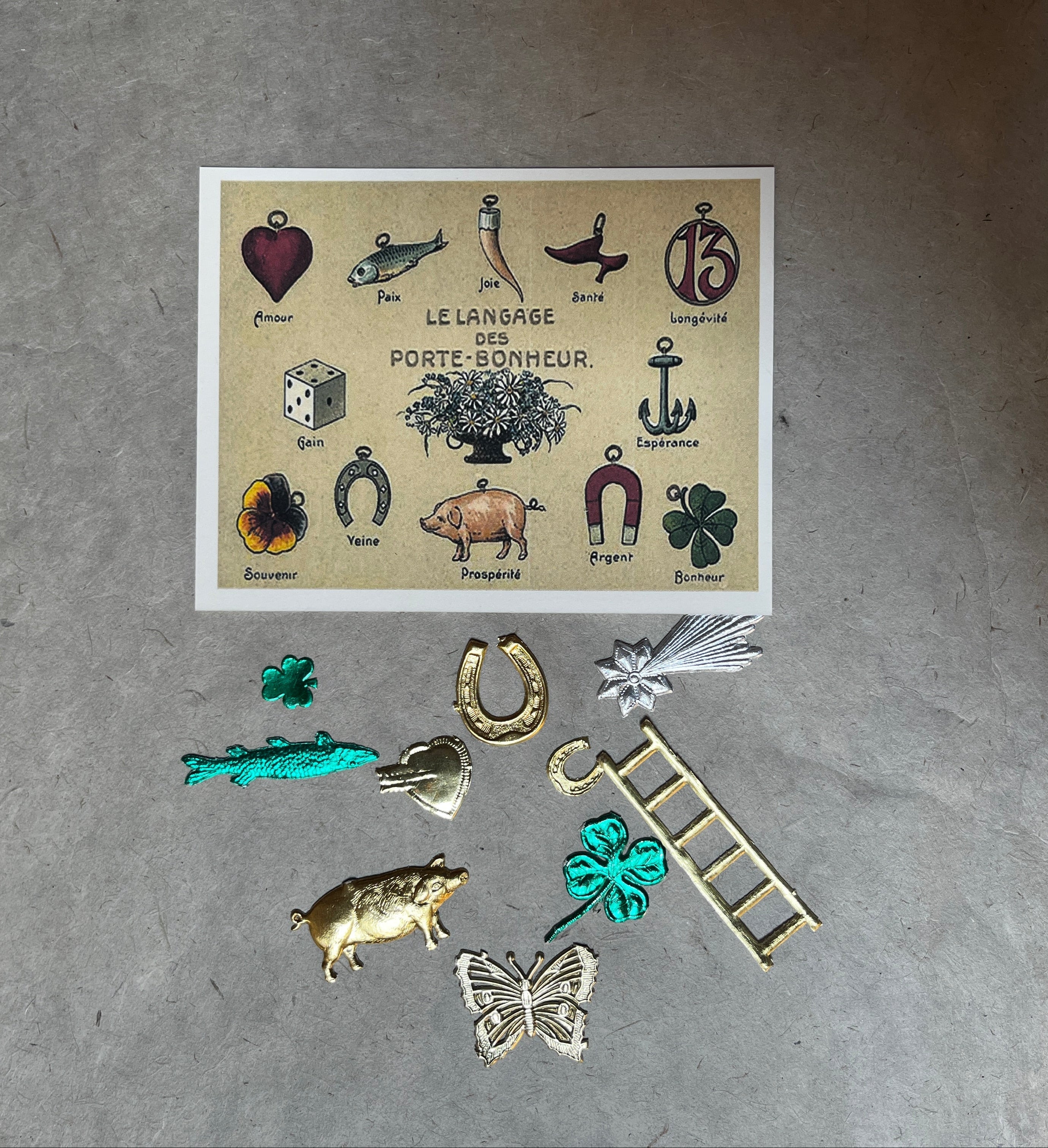Language of Good Luck Embellishments