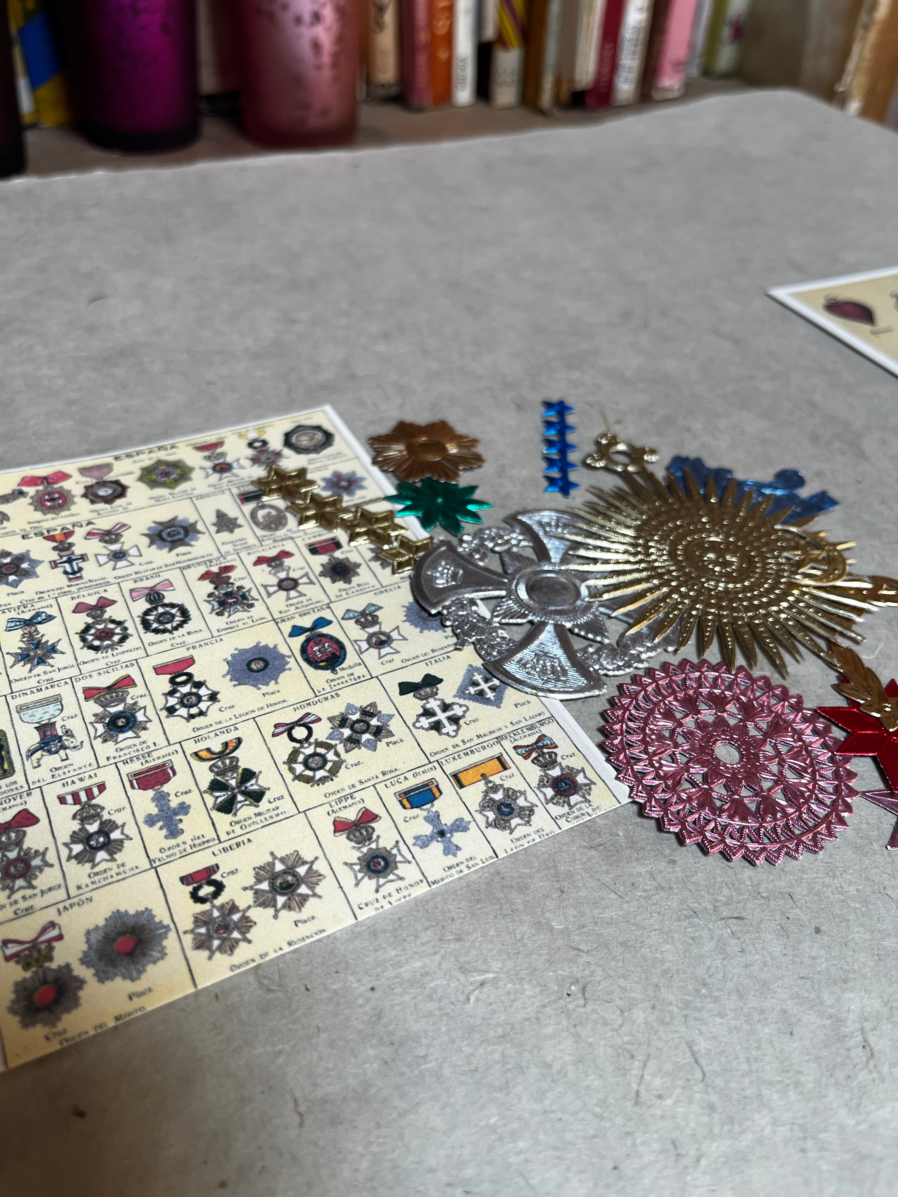 Rosette and Medallion Foil Embellishments