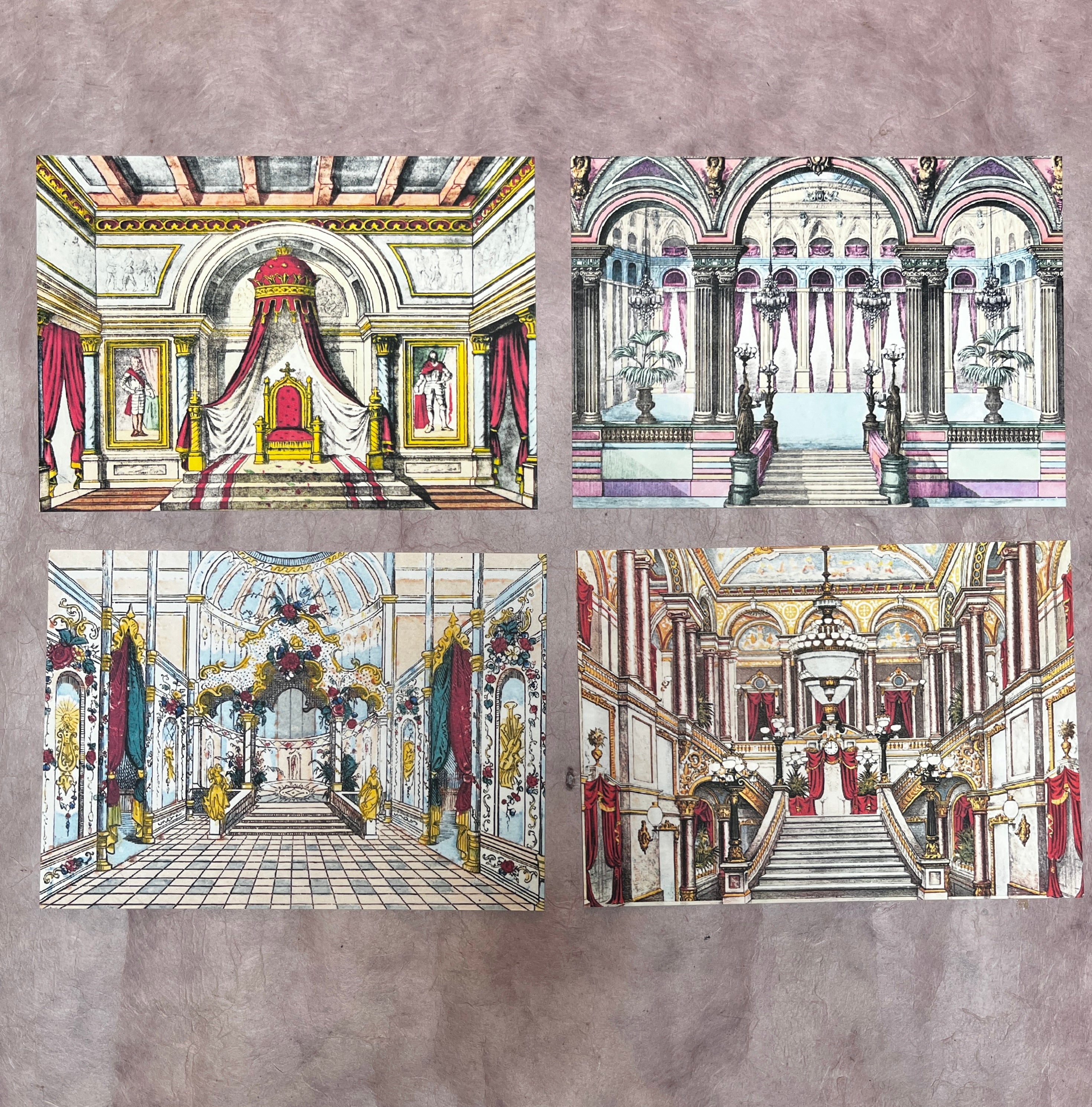Paper Theatre Scenes Art Prints