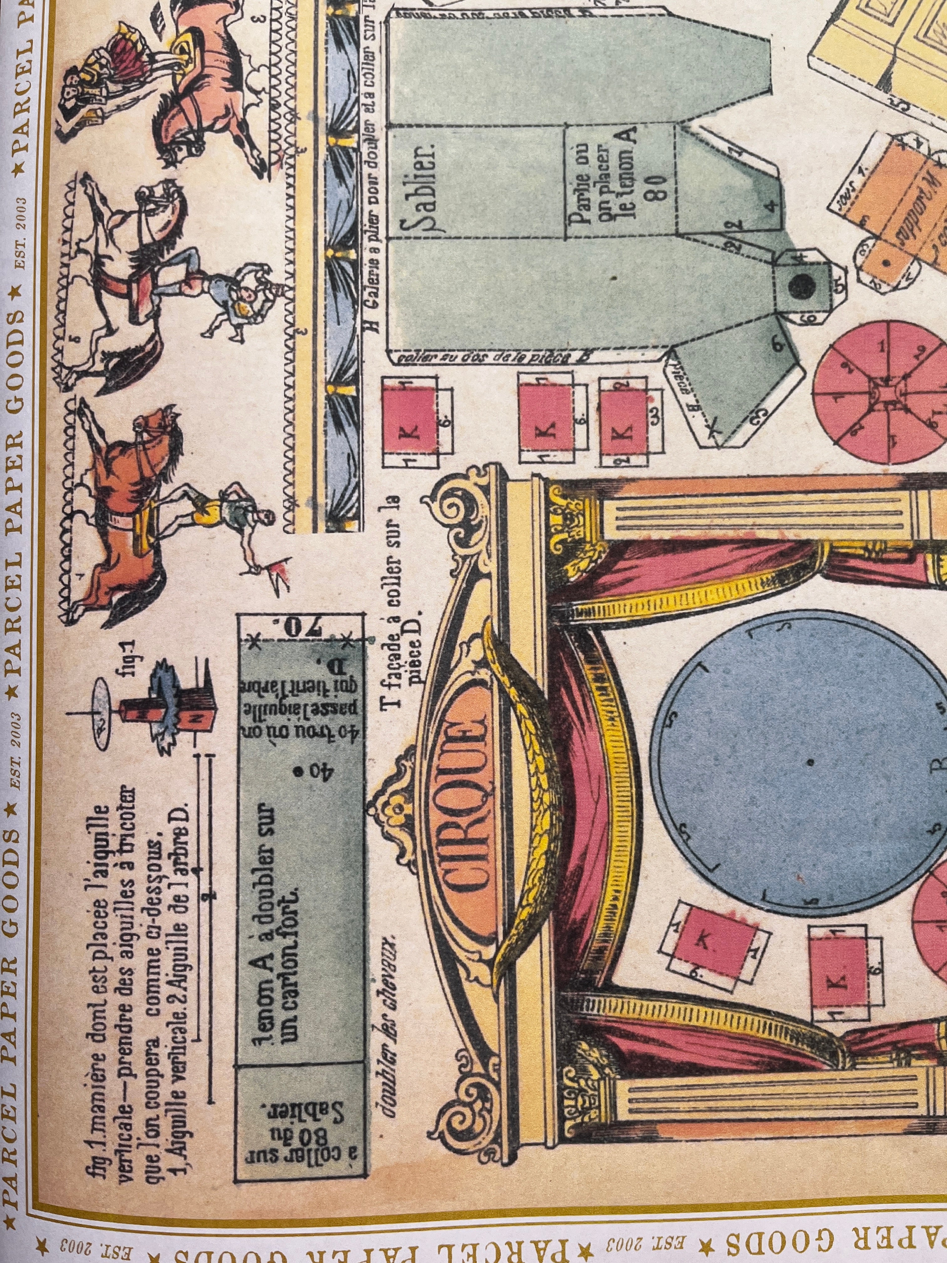 Parcel Artisan Wrapping Paper, Paper Theatre Plans