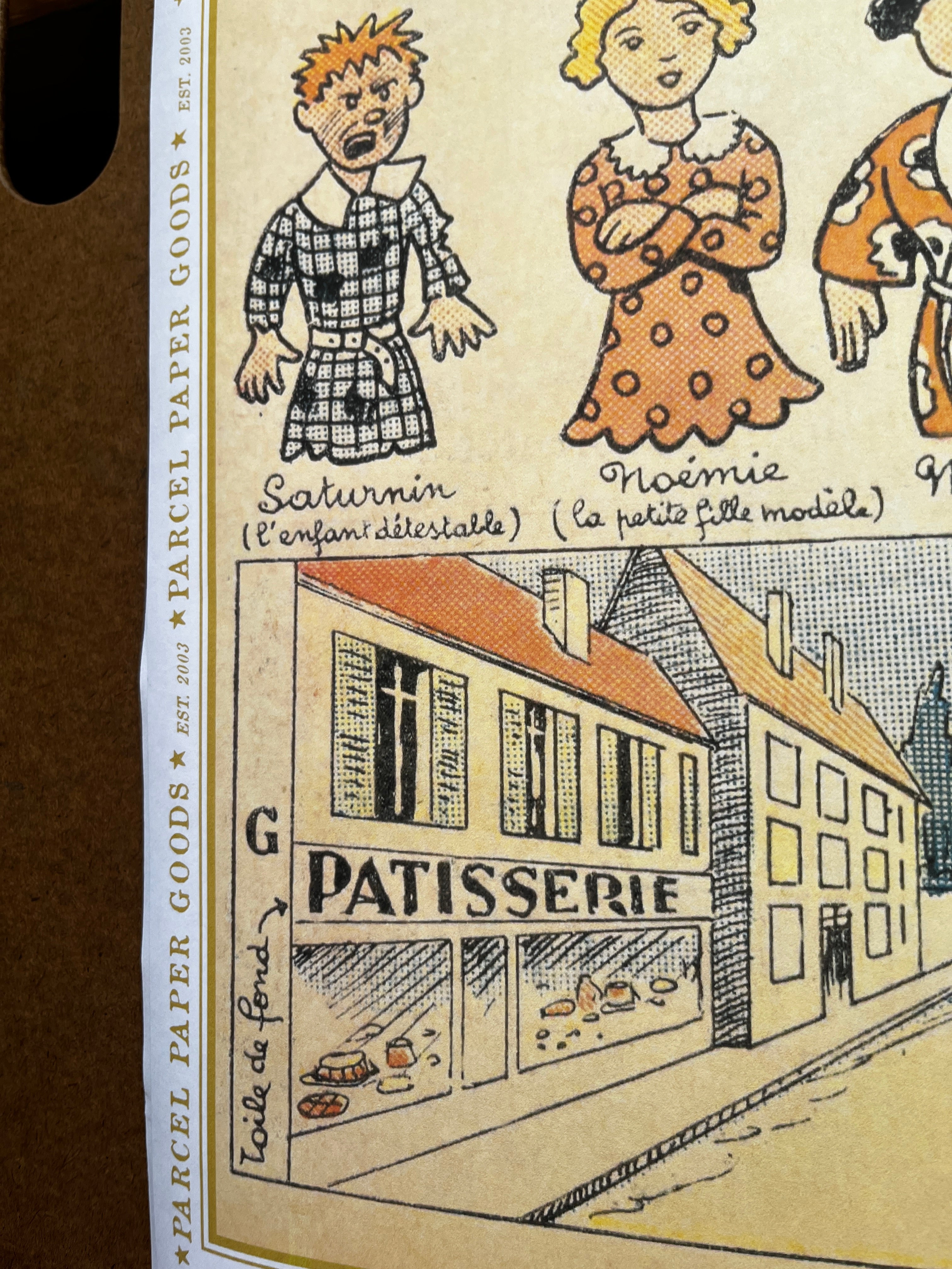 Parcel Artisan Wrapping Paper, Paper Theatre Plans
