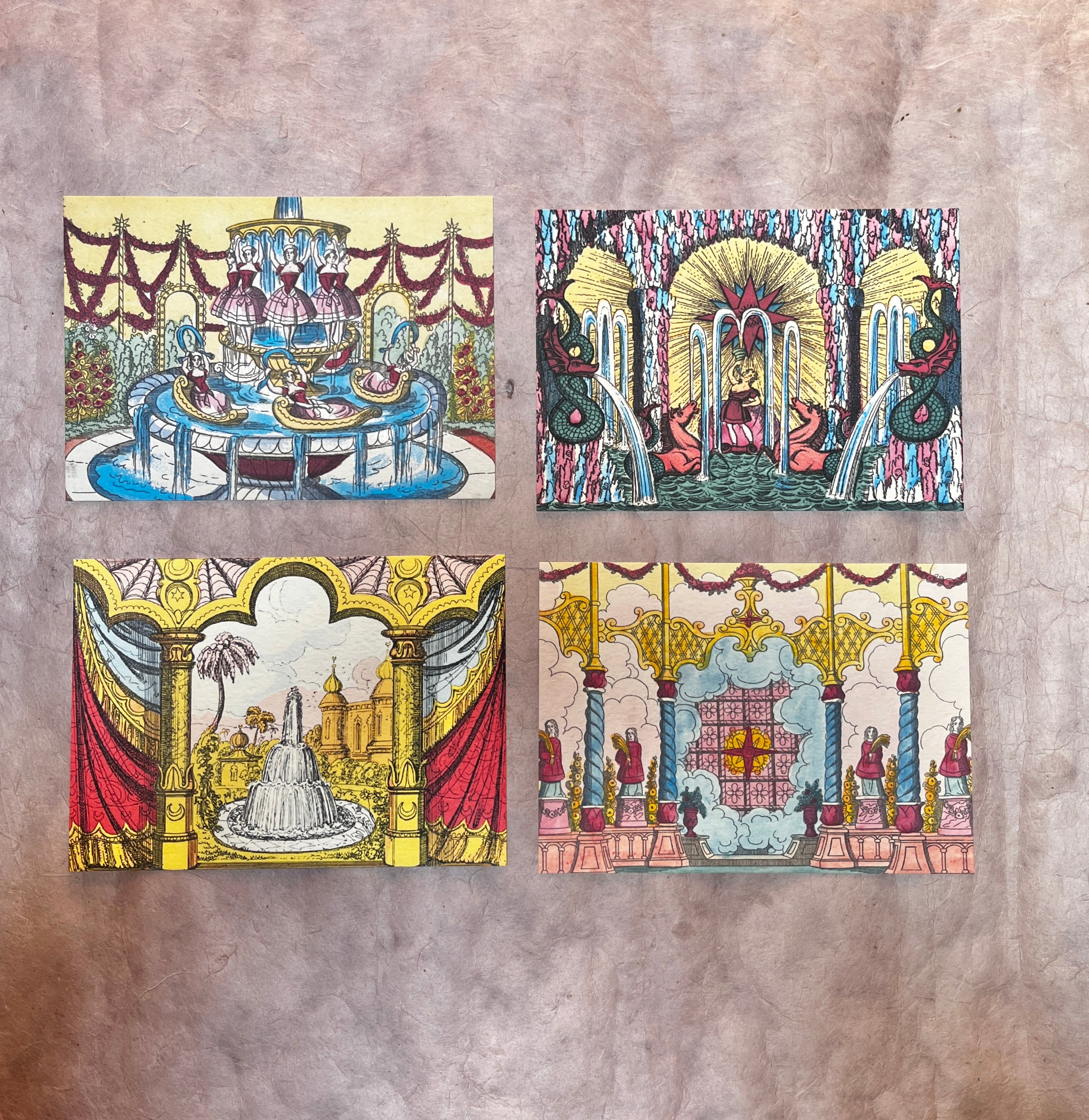 Paper Theatre Scenes Art Prints