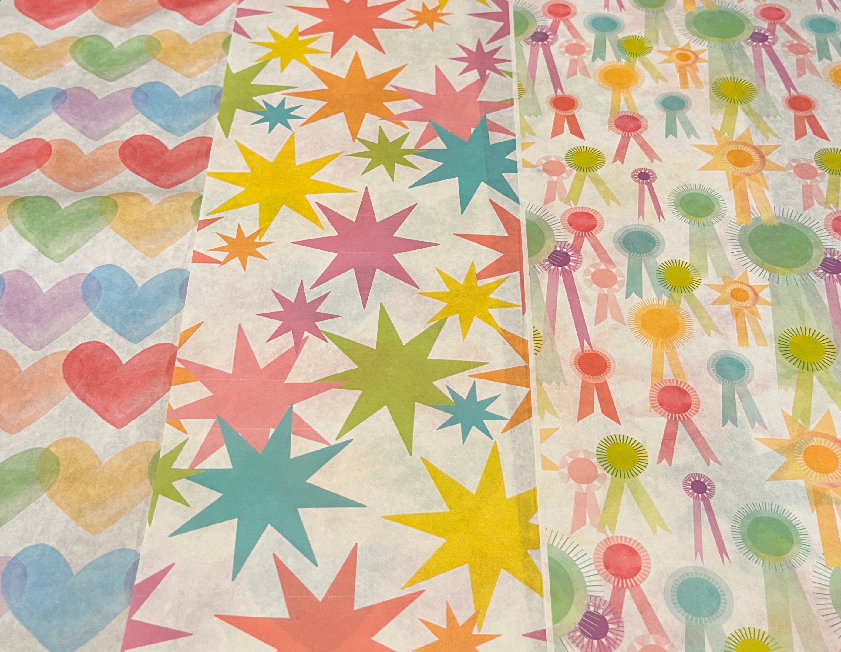 Bright Clusters Wrapping Papers
