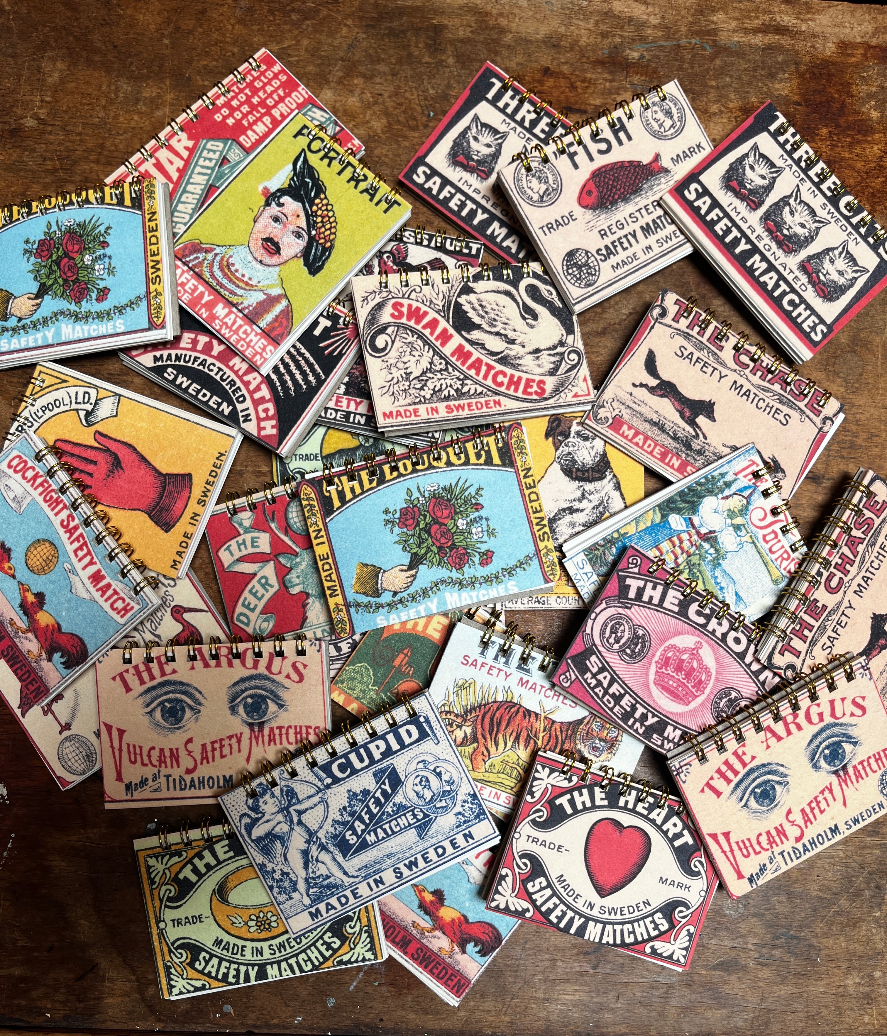 Teeny Tiny Pocket Matchbook Notebooks