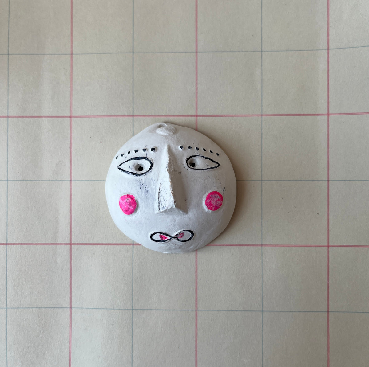 Puppet Face Plaster Wall Hanging | PARCEL