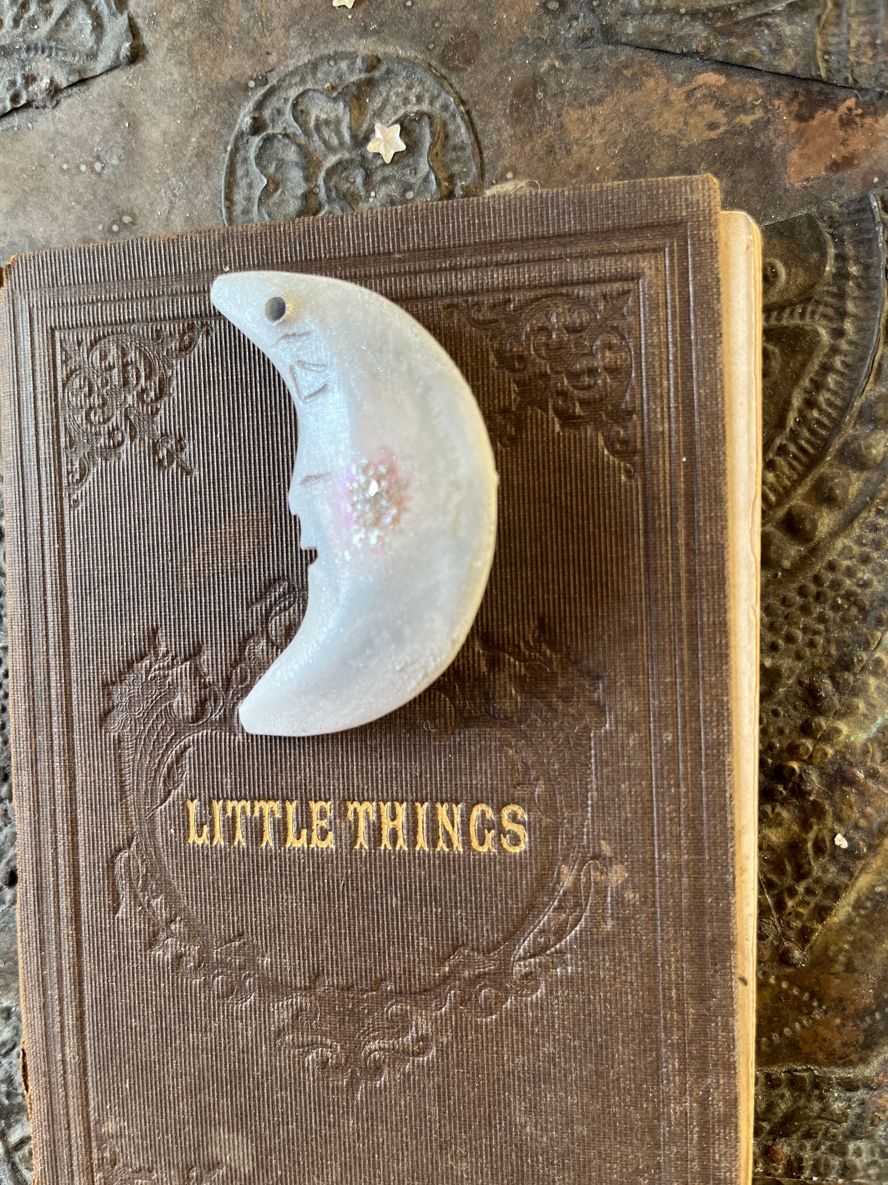Little Things Crescent Moon Ornament