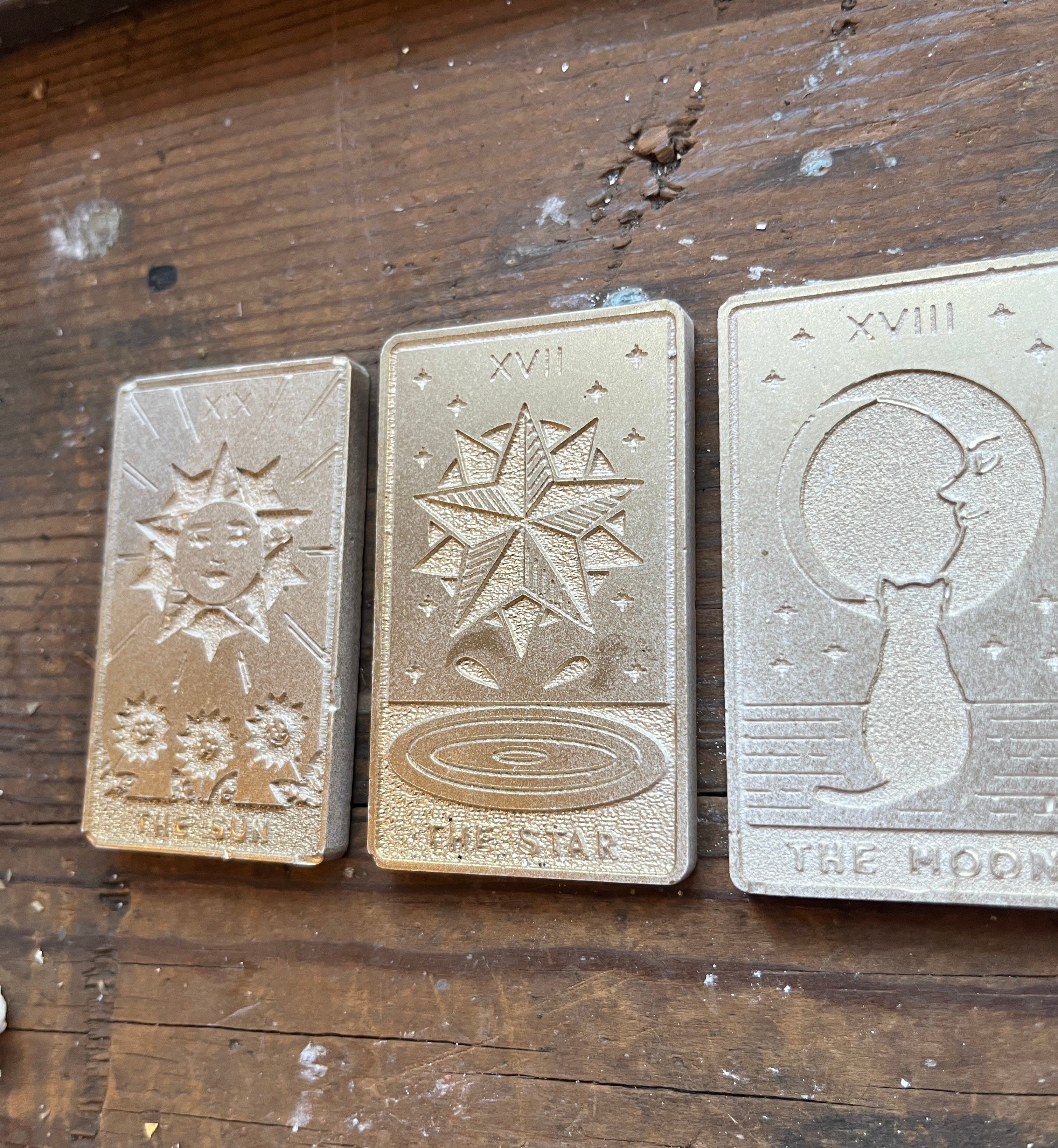 Plaster Tarot Trio