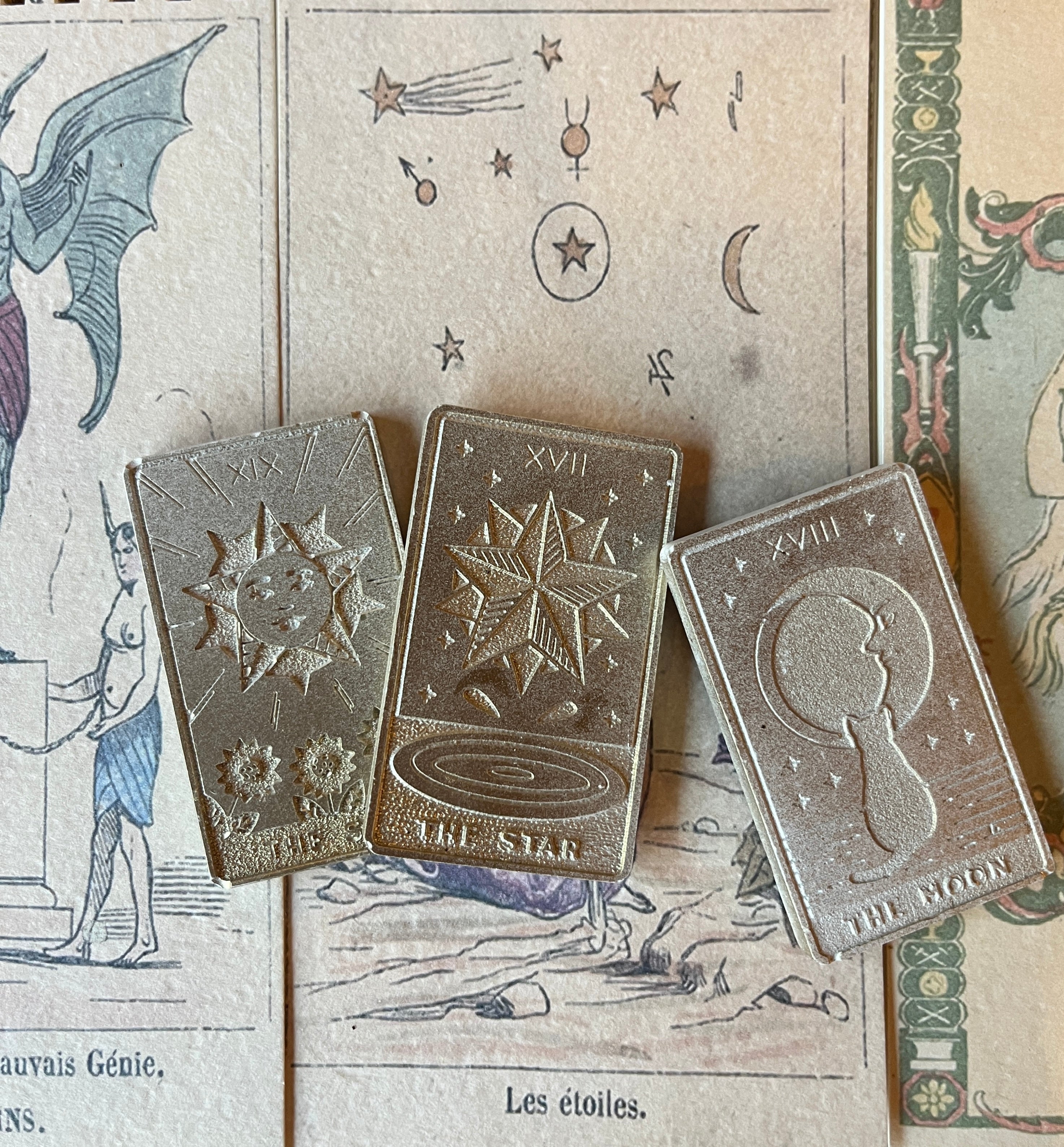 Plaster Tarot Trio
