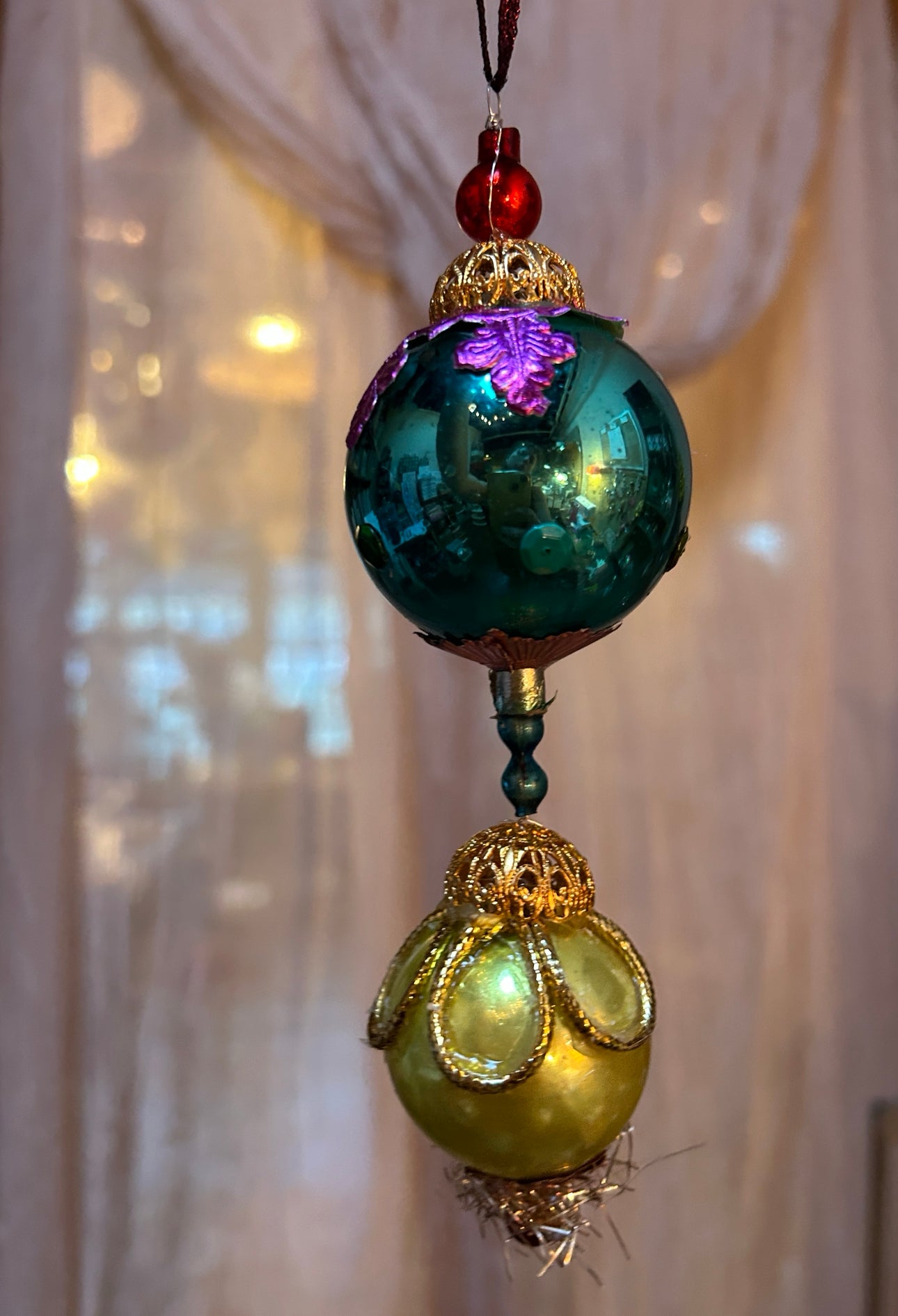 Double Drop Handmade Ornaments