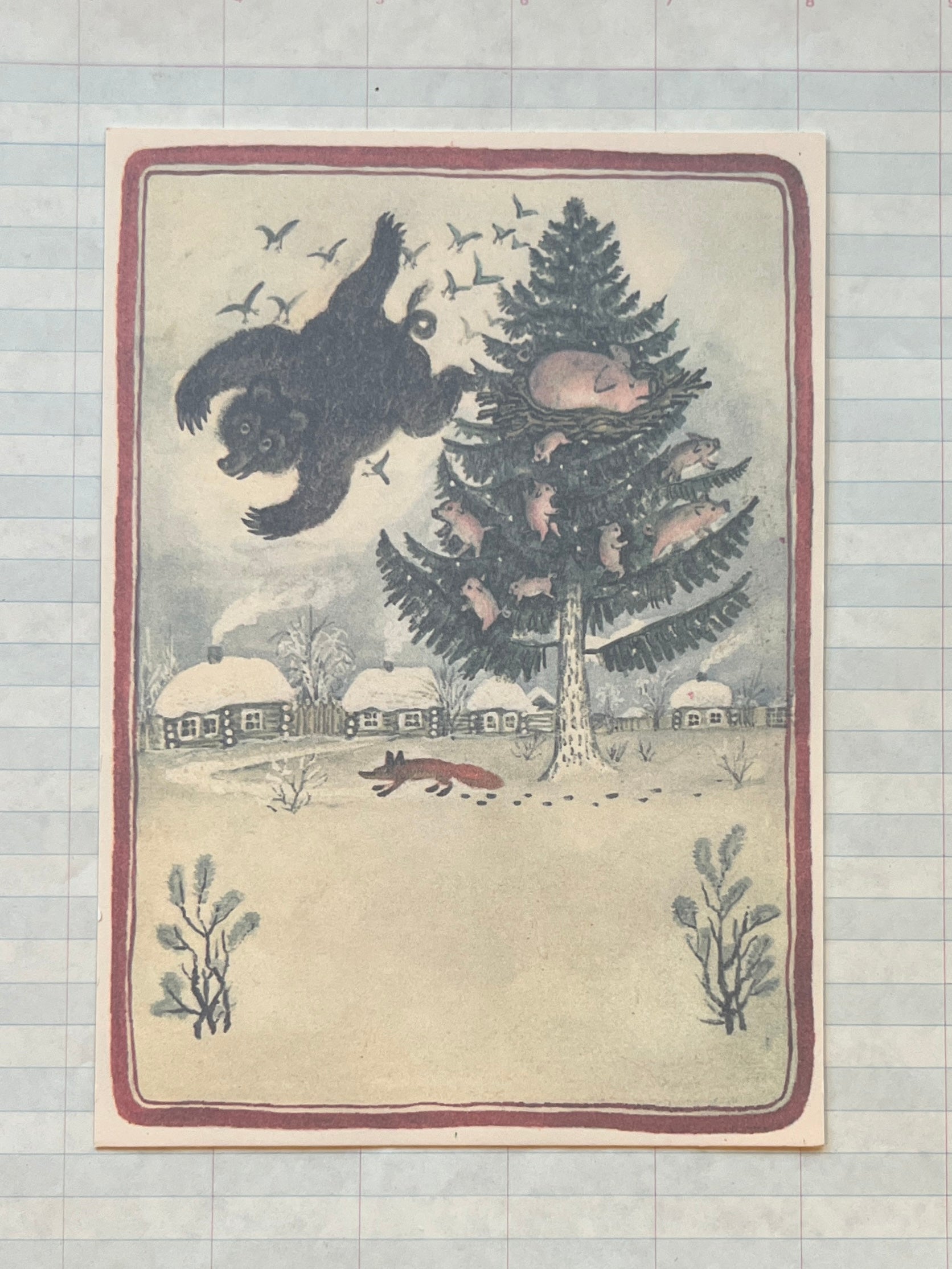 Over the River and Through the Woods Stationery Set
