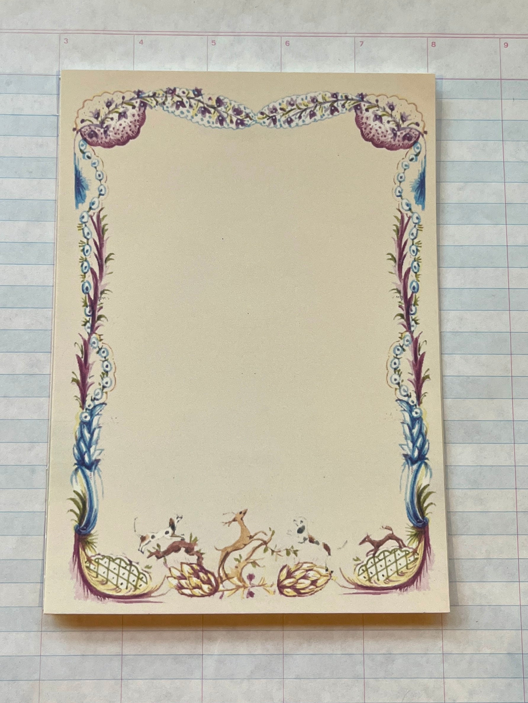 French Menu Stationery Set III