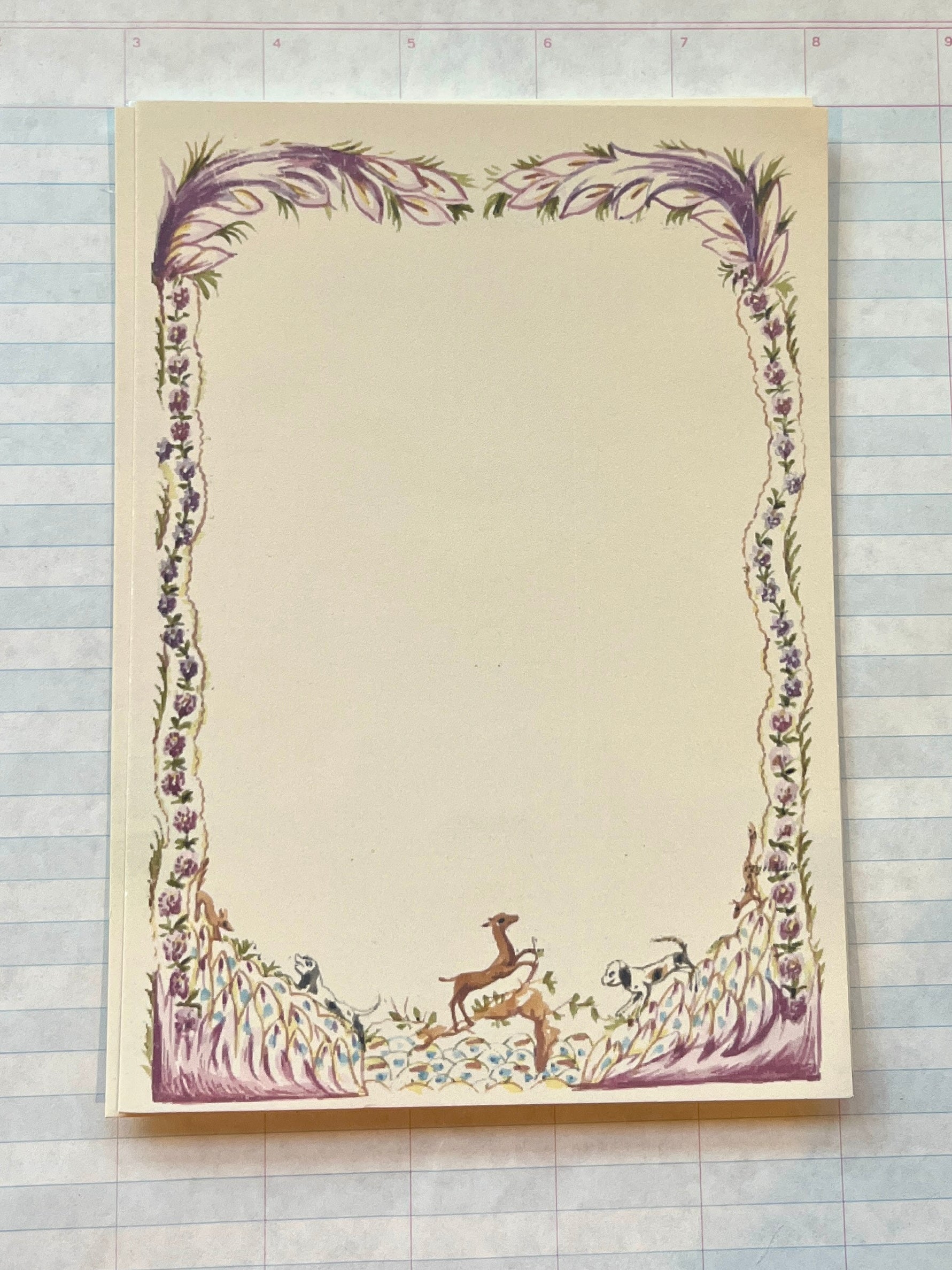 French Menu Stationery Set III