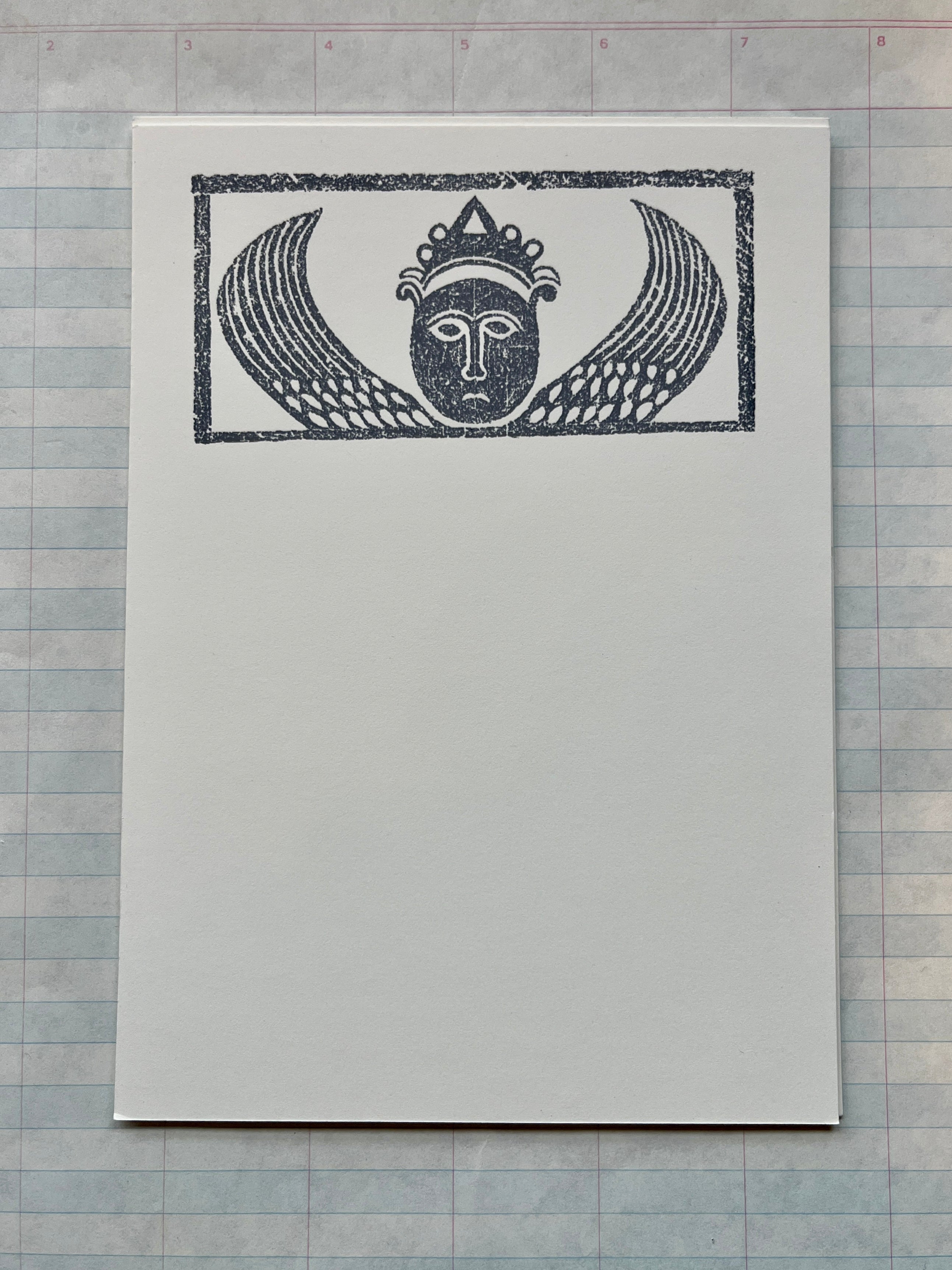 New England Stone Rubbings Stationery