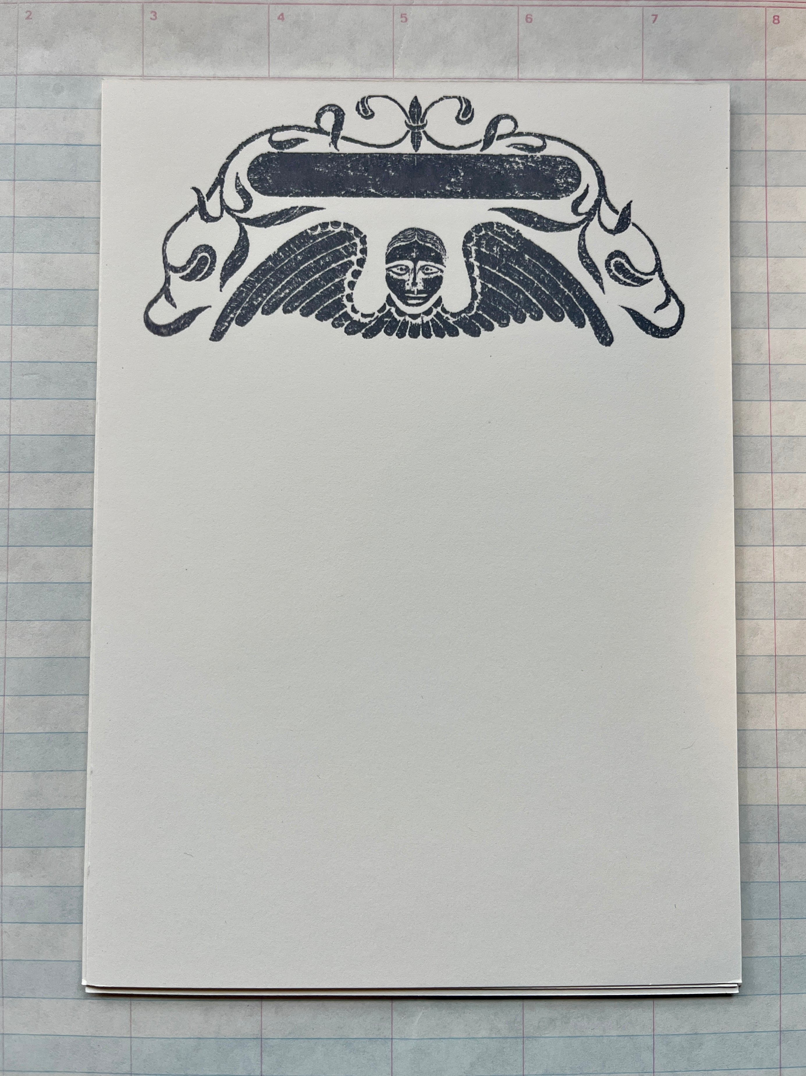 New England Stone Rubbings Stationery