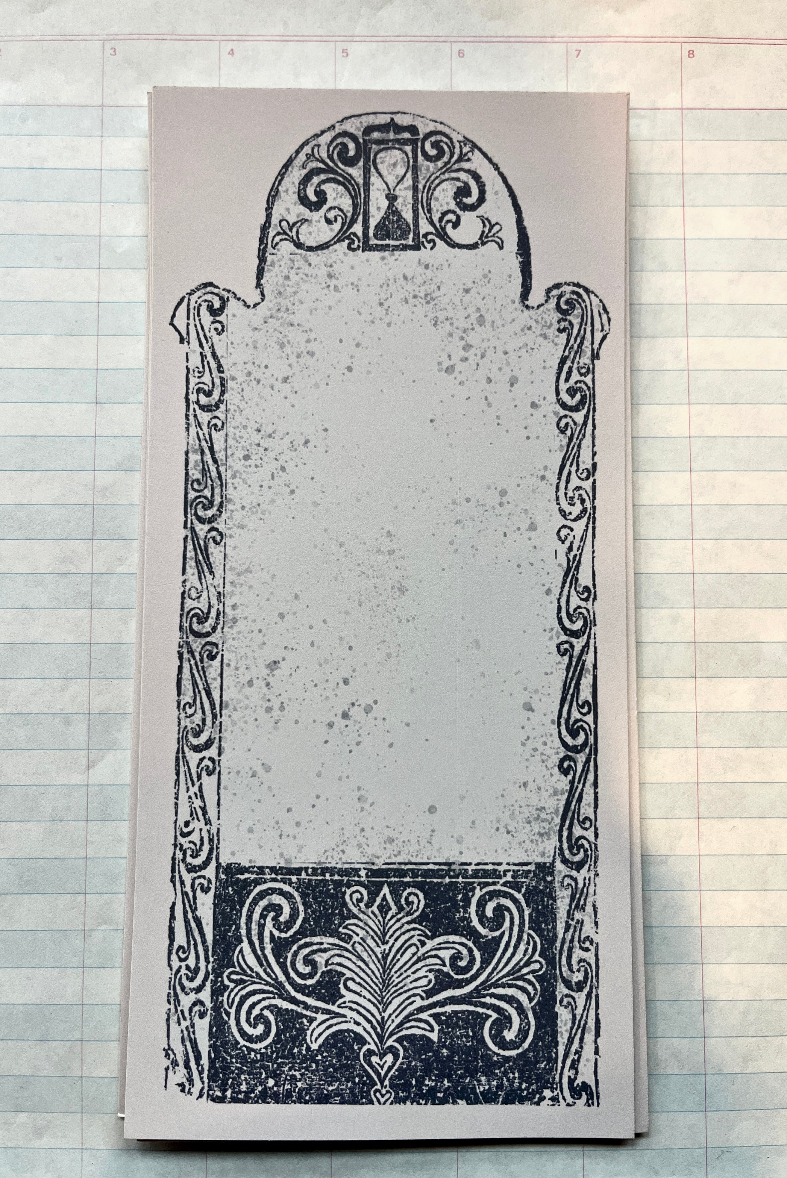 New England Stone Rubbings Tall Stationery