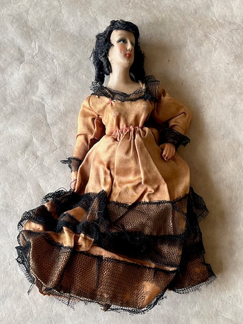 Small Vintage Boudoir-Style Doll - PARCEL