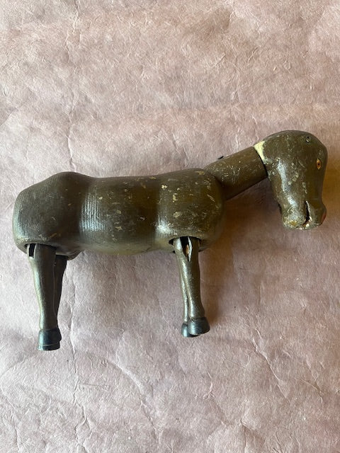 Antique Wooden Schoenhut Donkey